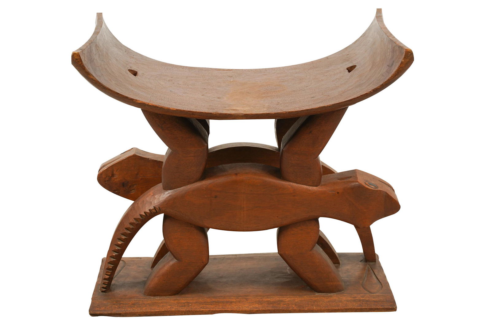 GHANA ASHANTE WOOD STOOL (1 of 8)