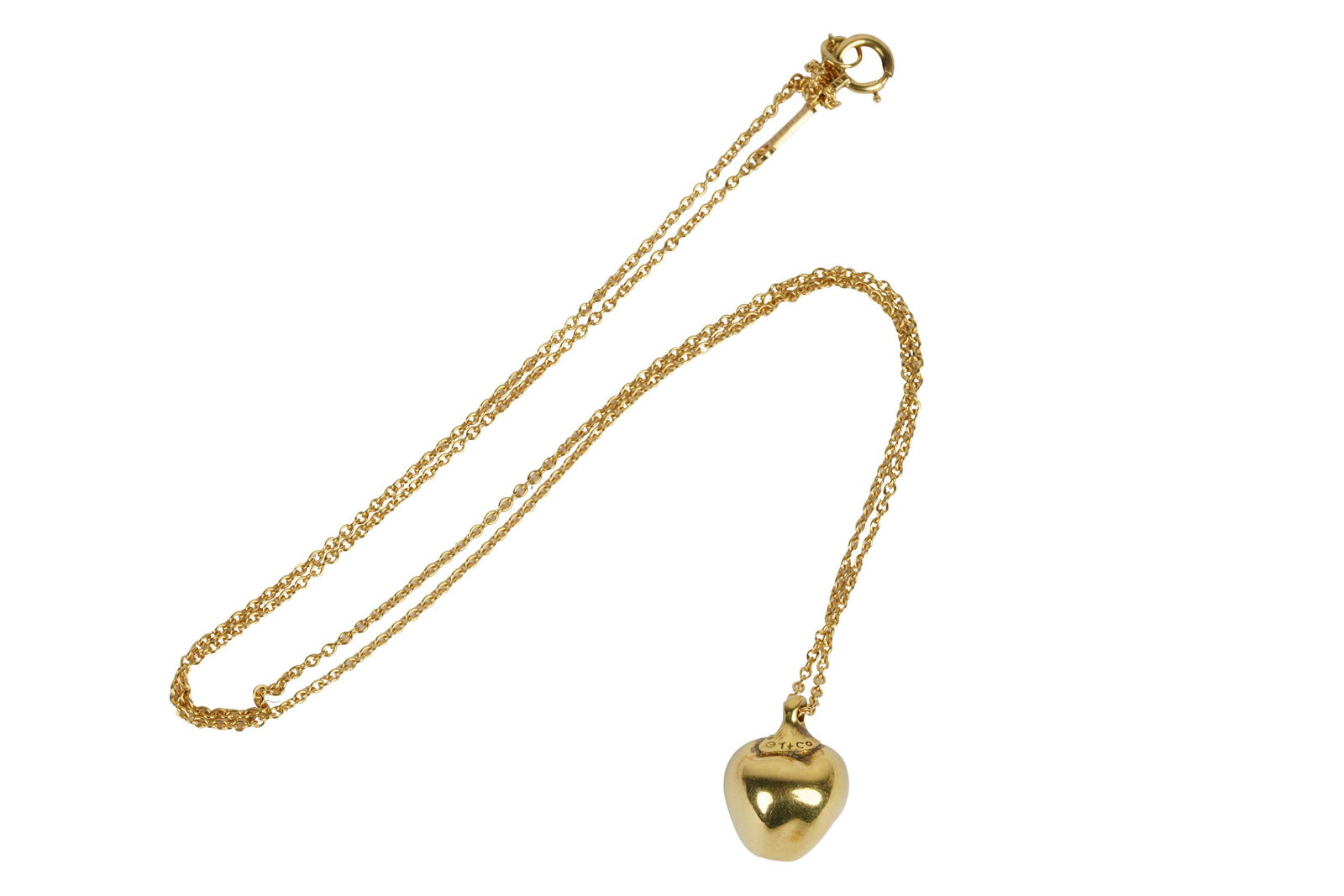 TIFFANY & CO. ELSA PERETTI 18 KARAT YELLOW GOLD APPLE (1 of 5)