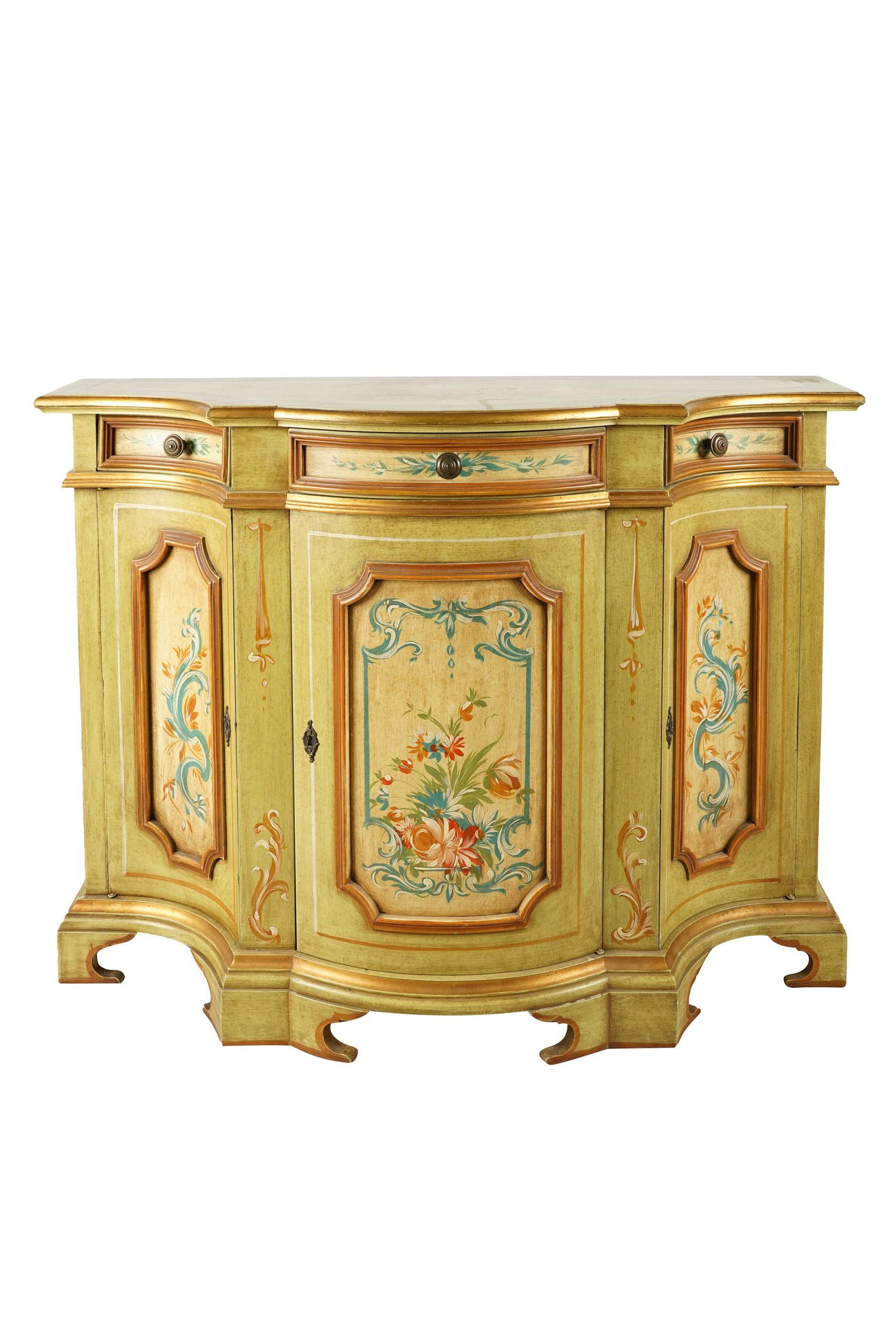 VENETIAN STYLE PAINTED CABINET (1 of 10)