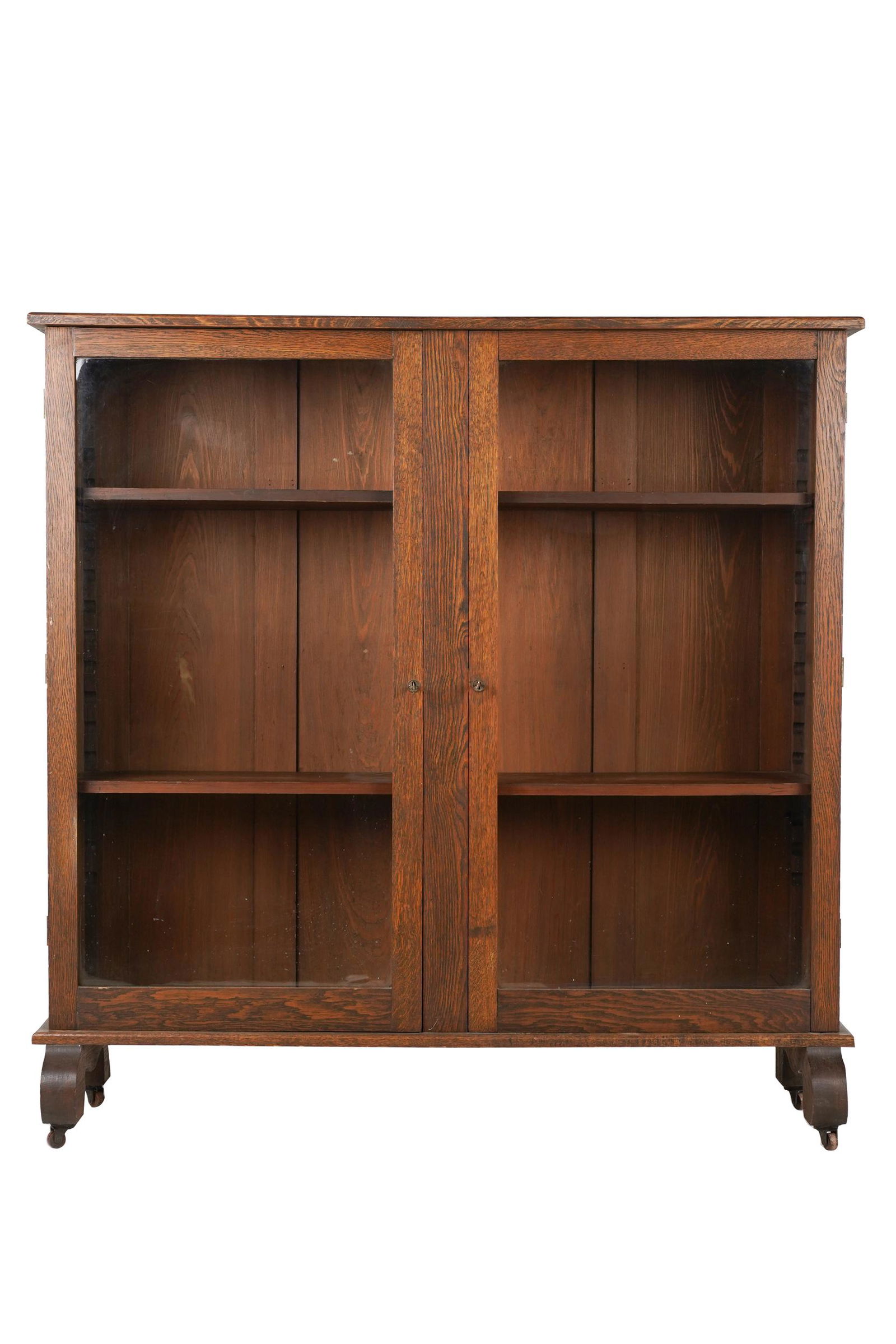 AMERICAN OAK BOOKCASE (1 of 9)