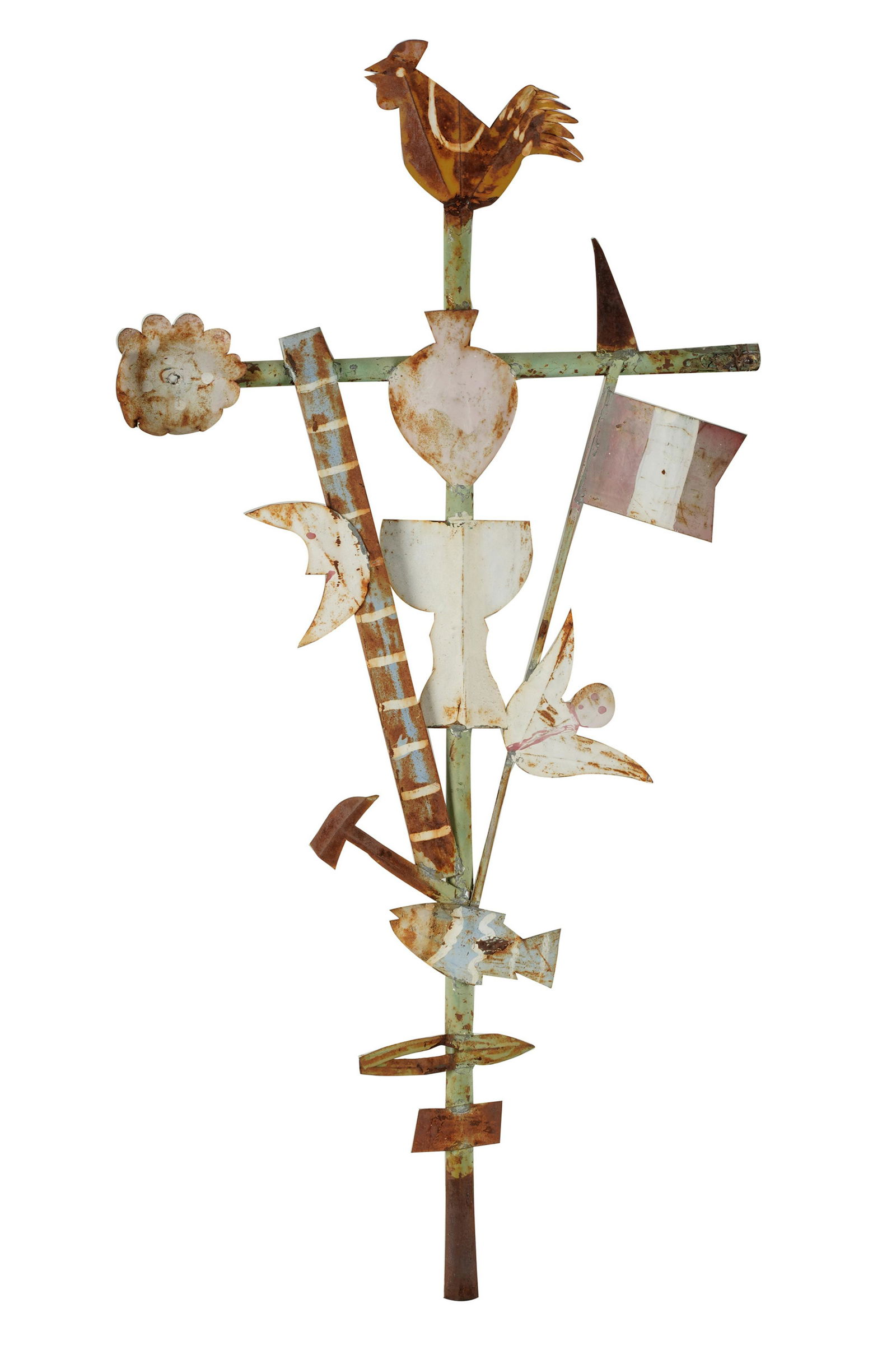 PAINTED METAL WEATHER VANE (1 of 7)