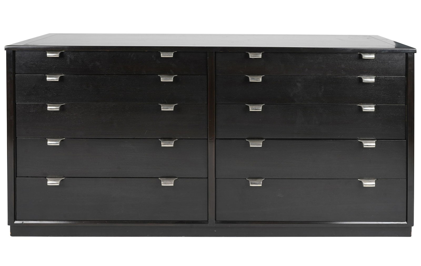 EDWARD WORMLEY-STYLE EBONIZED WOOD DRESSER (1 of 10)