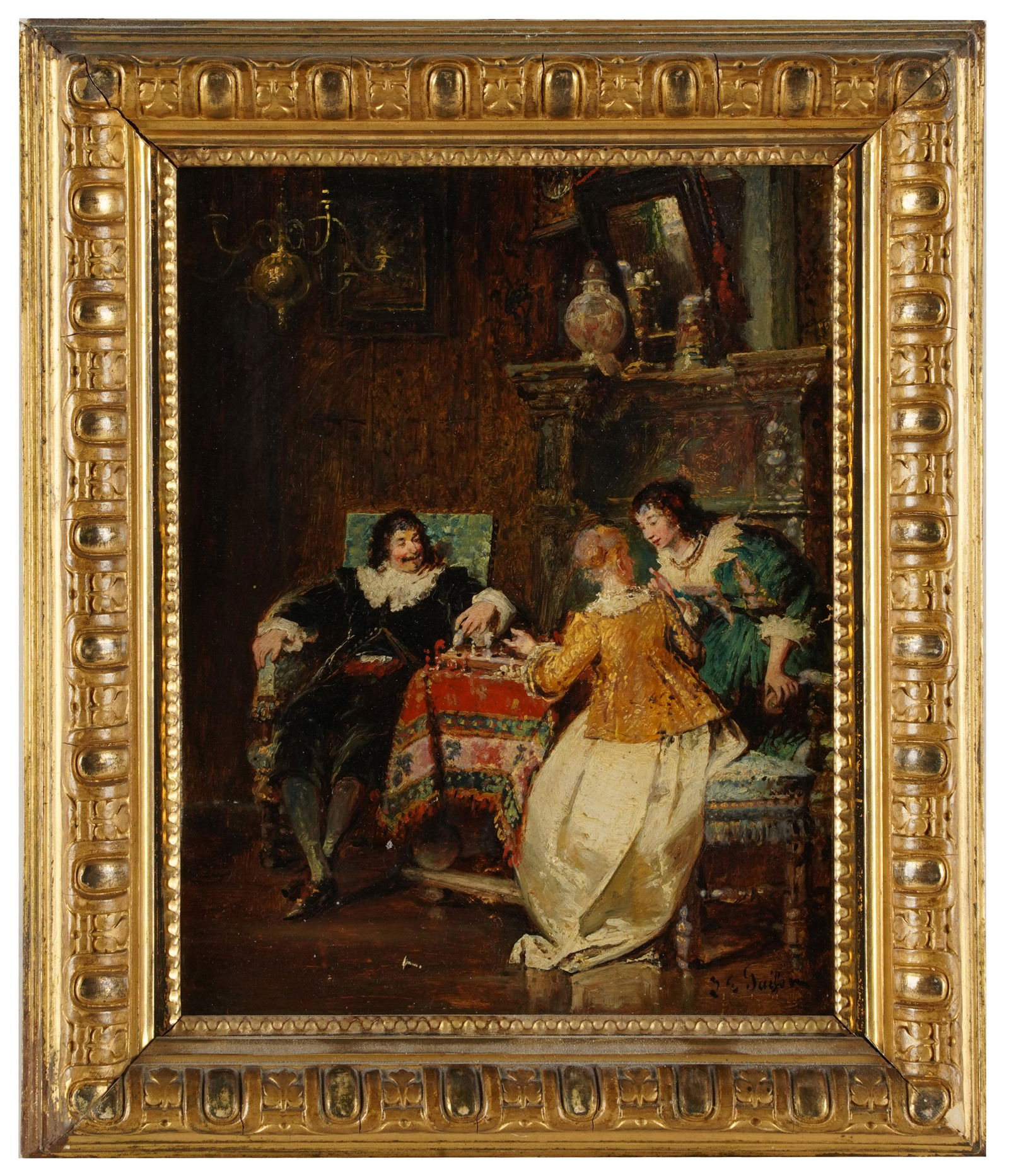 CONTINENTAL SCHOOL: FIGURES IN INTERIOR (1 of 7)