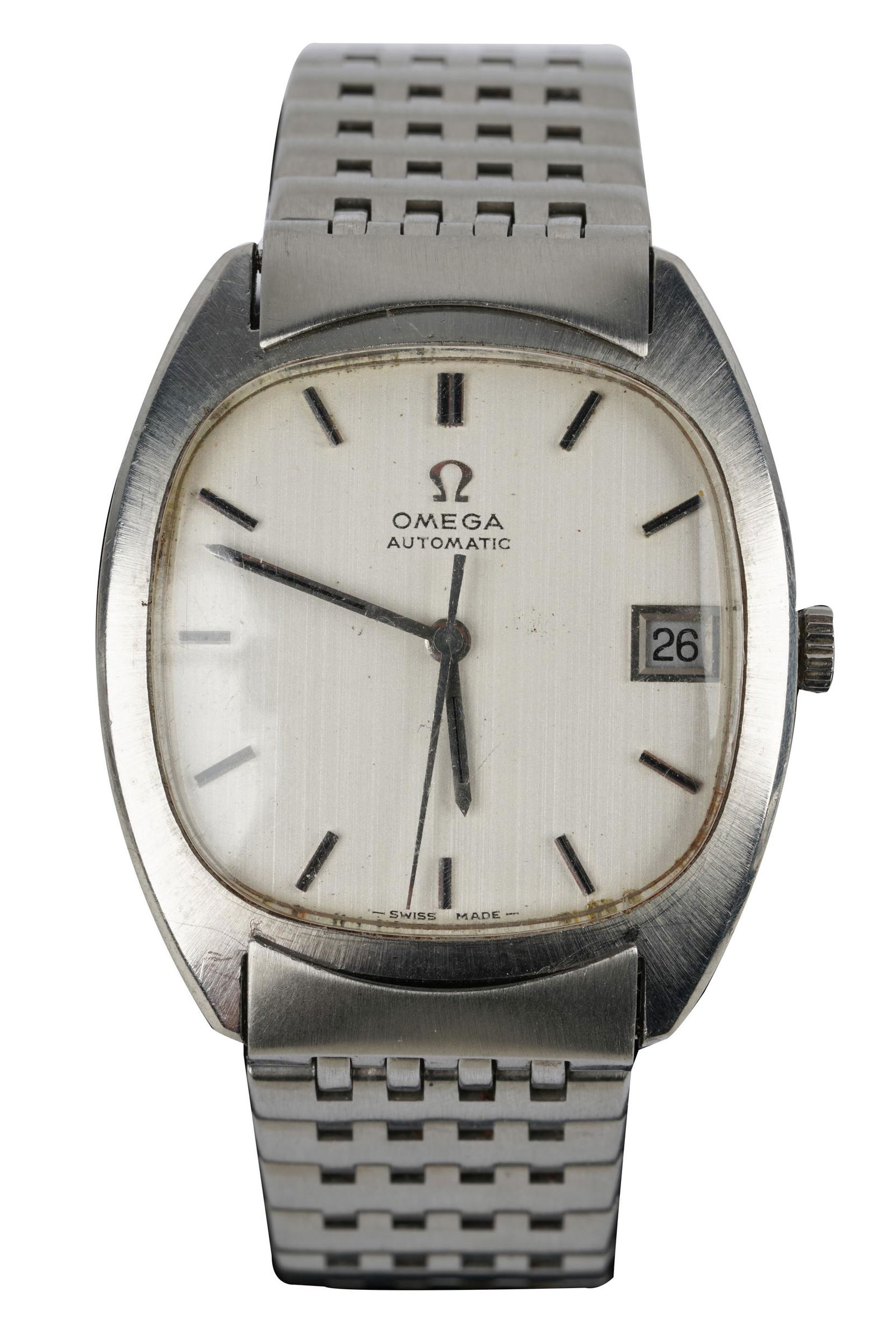OMEGA STAINLESS STEEL AUTOMATIC WATCH (1 of 10)