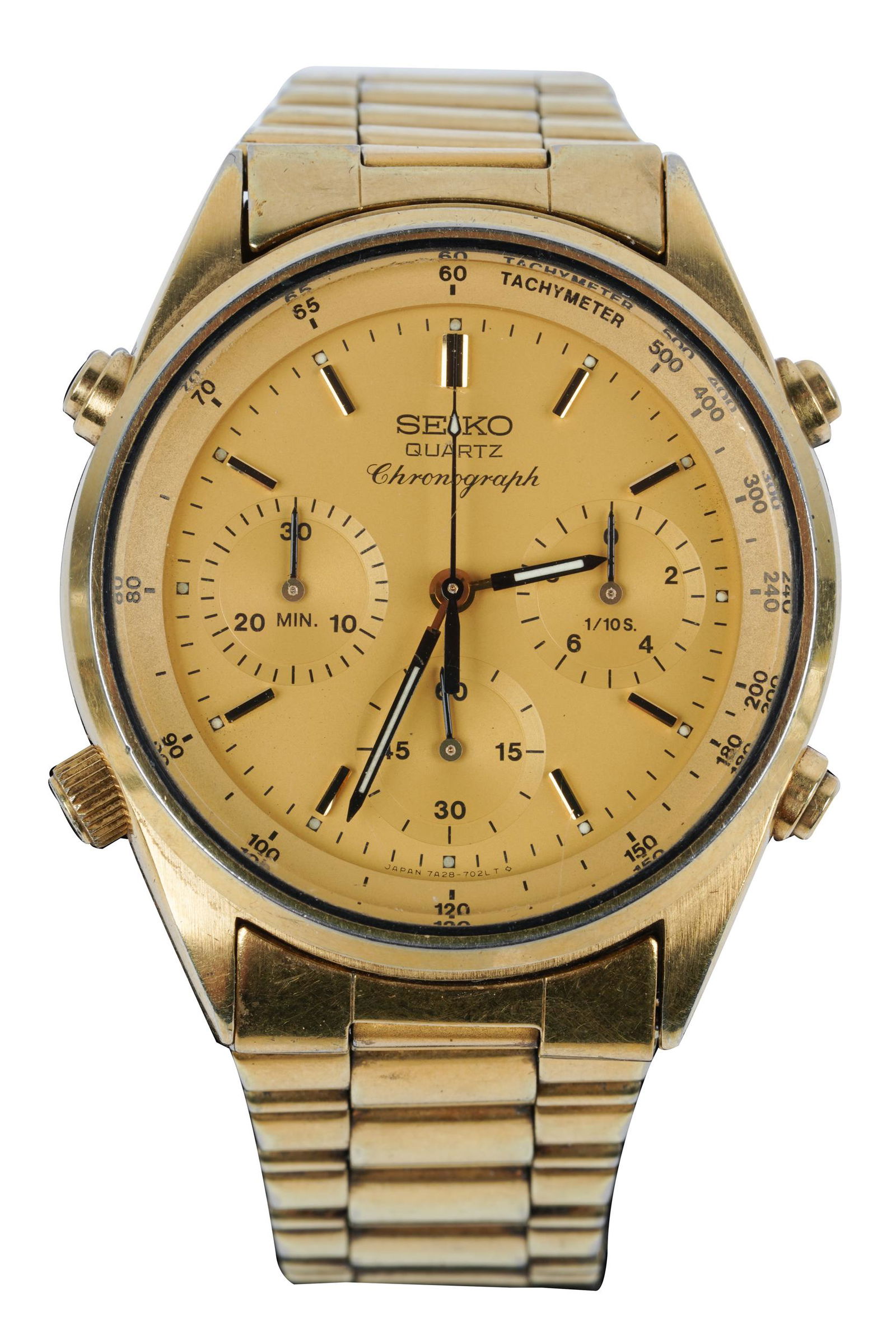 SEIKO GOLD-PLATE WATCH (1 of 8)