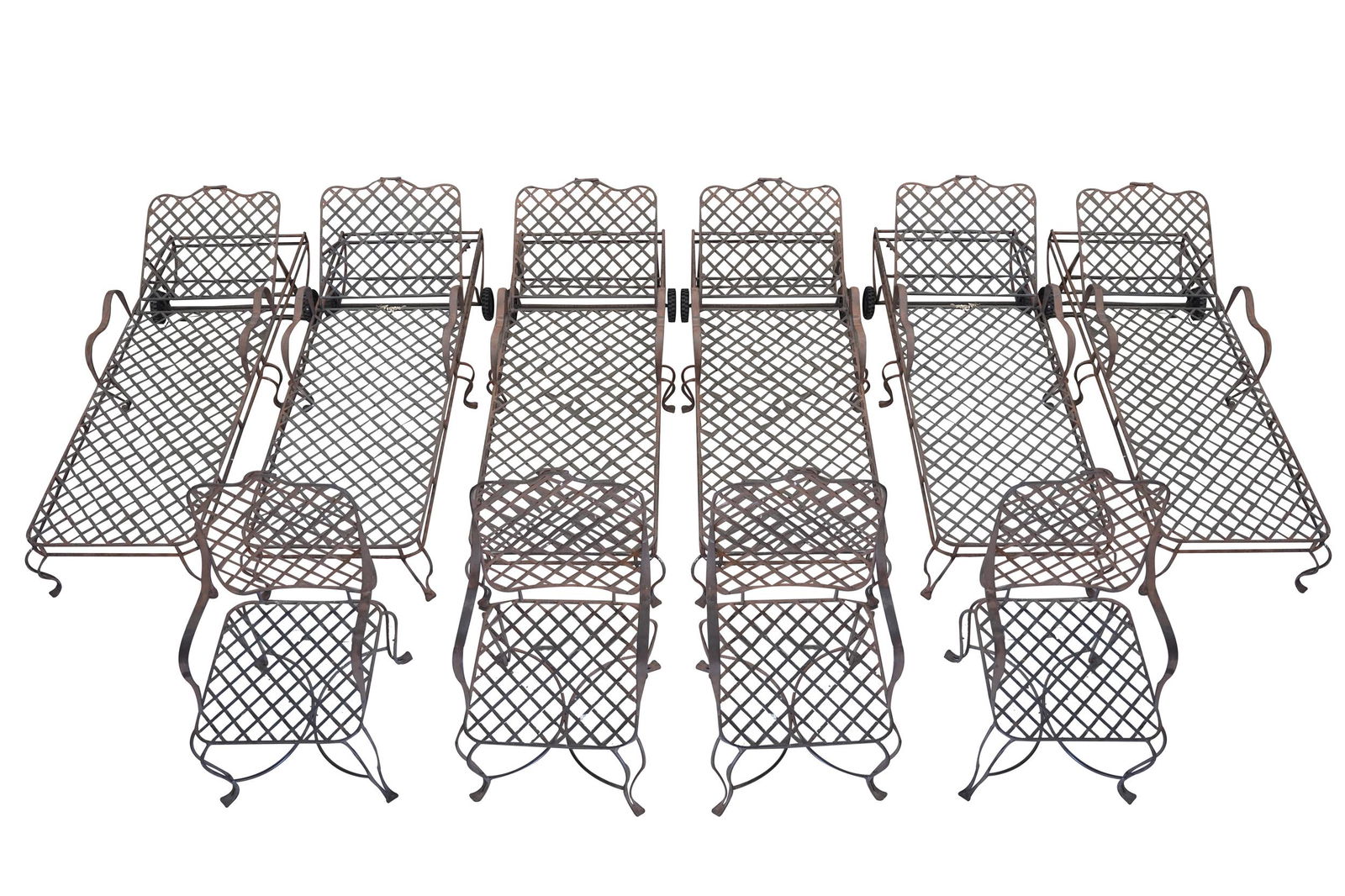 GREGORIOUS PINEO: IRON "TWIG" PATIO FURNITURE SET (1 of 15)