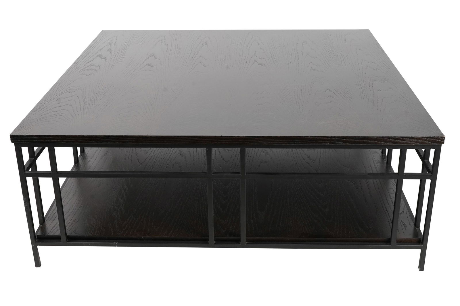 CONTEMPORARY WOOD & METAL COFFEE TABLE (1 of 8)
