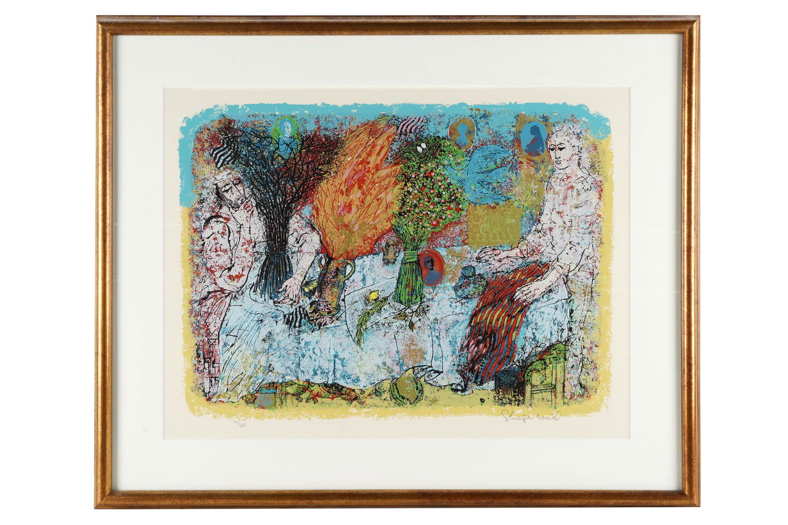 SHRAGA WEIL (1918 - 2009): "YAYEHI (LEGENDS I)" (1 of 7)