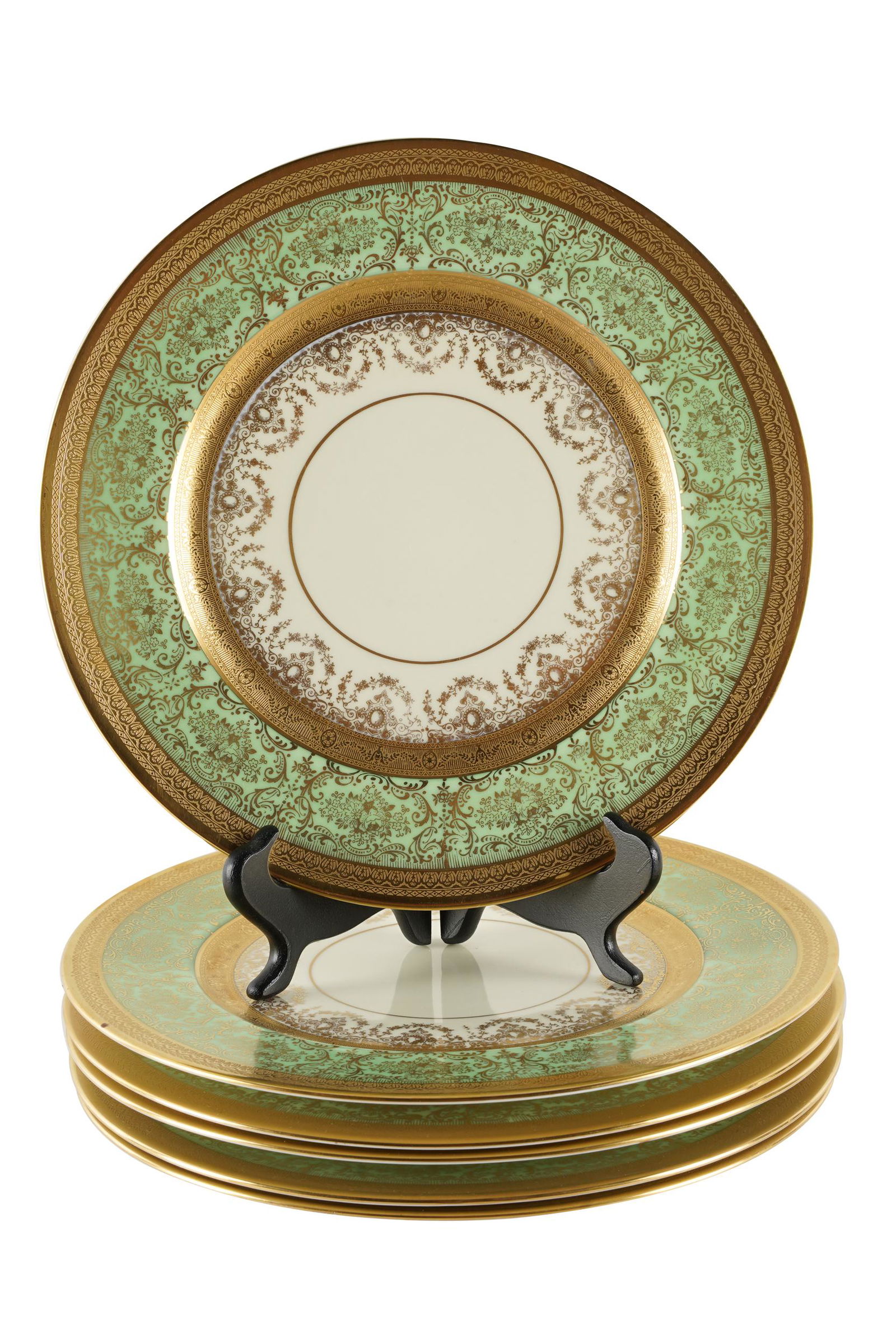 TWELVE BAVARIAN PORCELAIN PLATES (1 of 7)