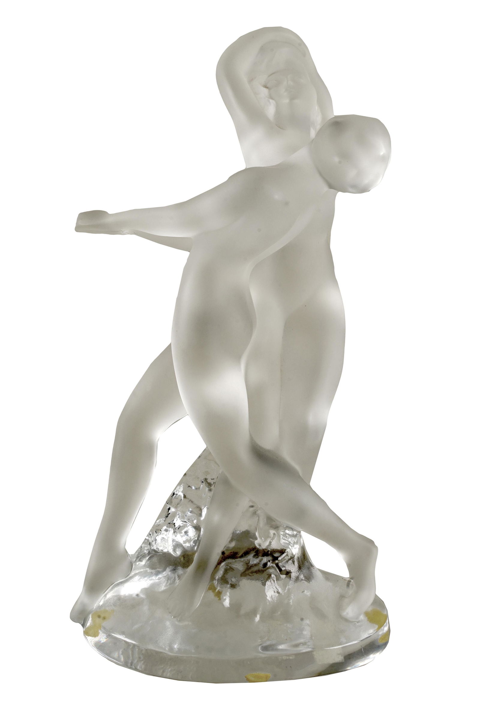 LALIQUE GLASS FIGURAL GROUP (1 of 9)