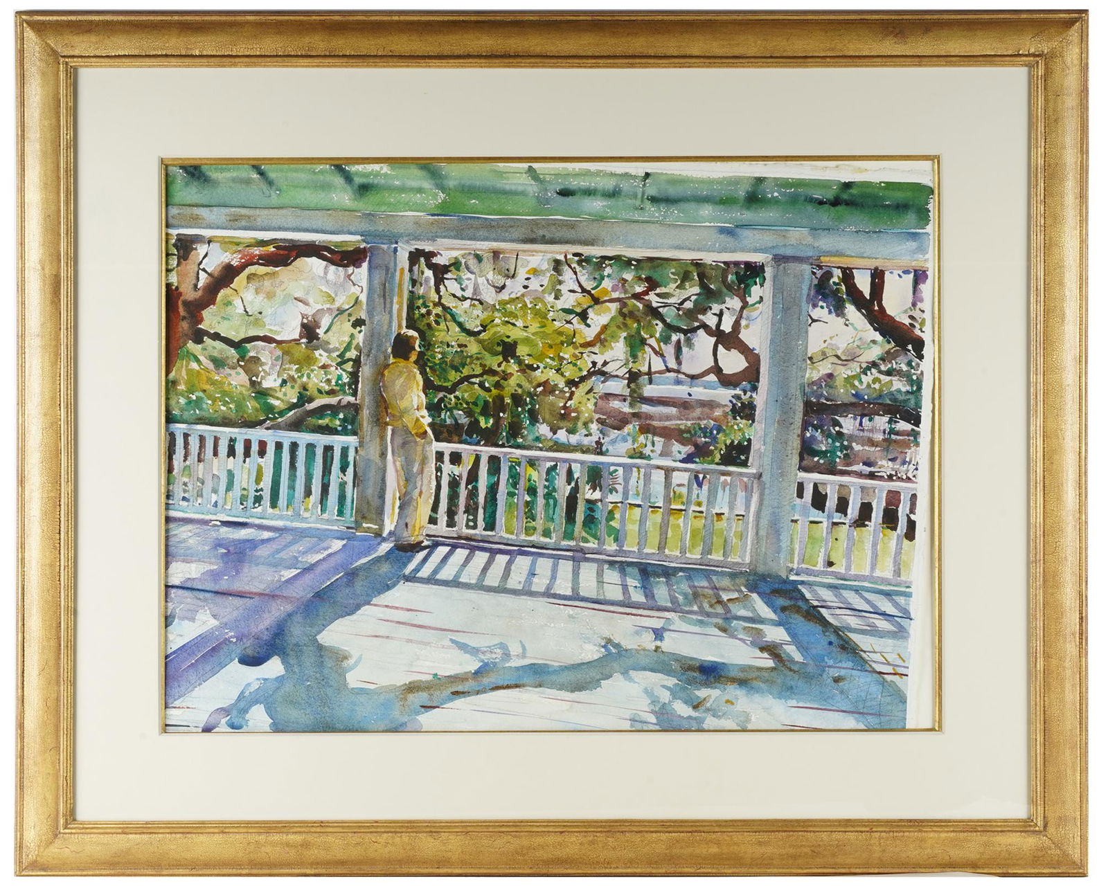 SHIRL GOEDIKE (B. 1923): VIEW FROM THE VERANDA (1 of 7)