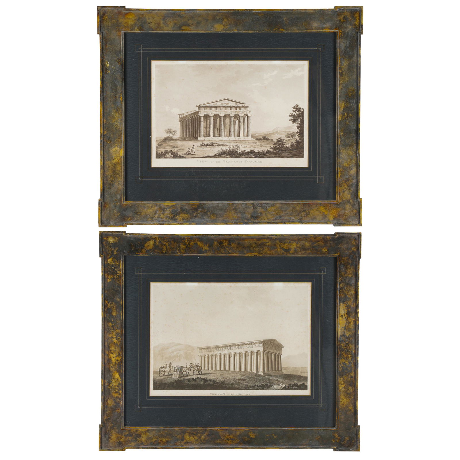 TWO ARCHITECTURAL PRINTS (1 of 16)