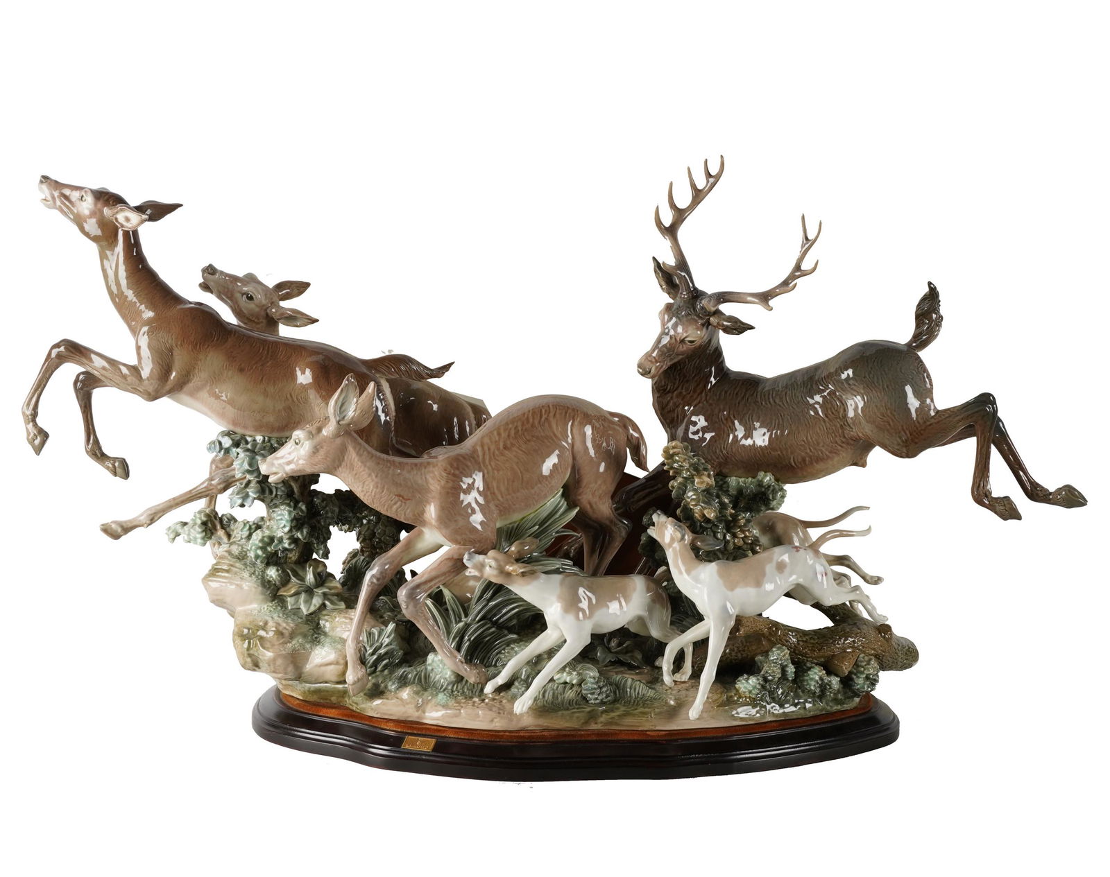LLADRO: PORCELAIN DEER GROUP (1 of 13)
