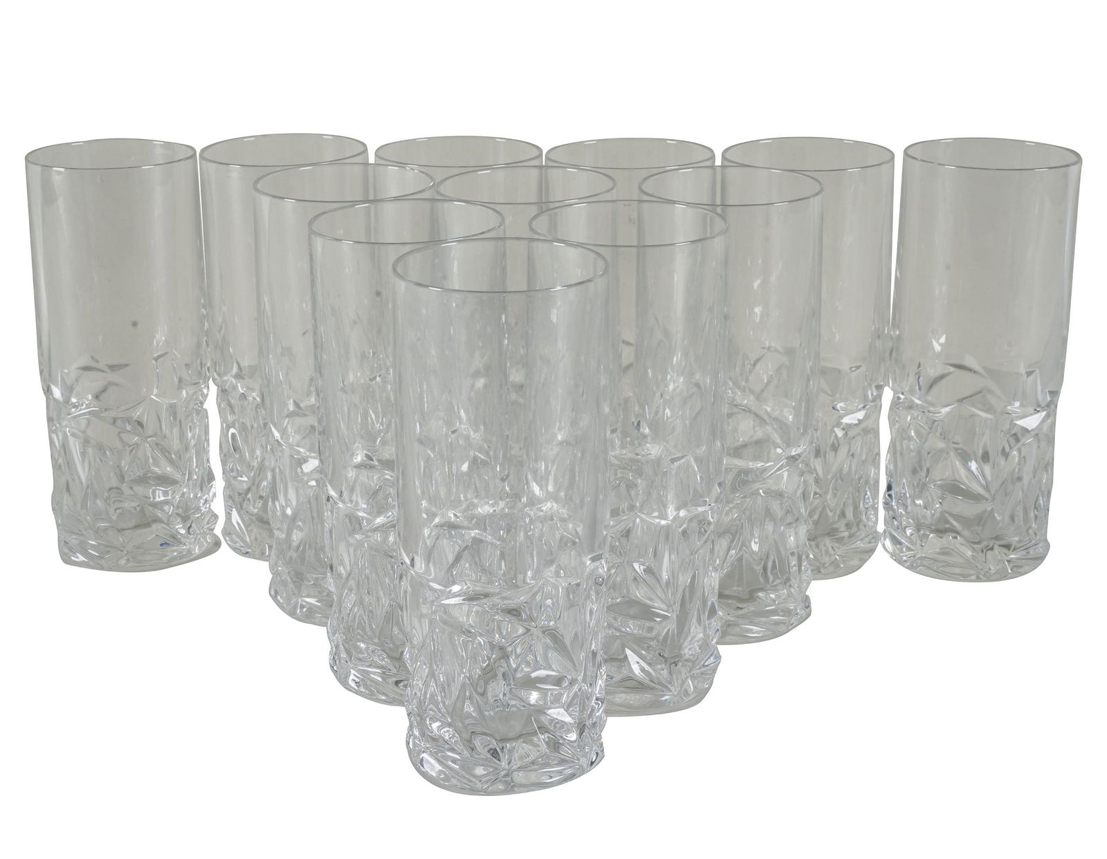 TIFFANY & CO: SET OF TWELVE CRYSTAL GLASSES (1 of 8)