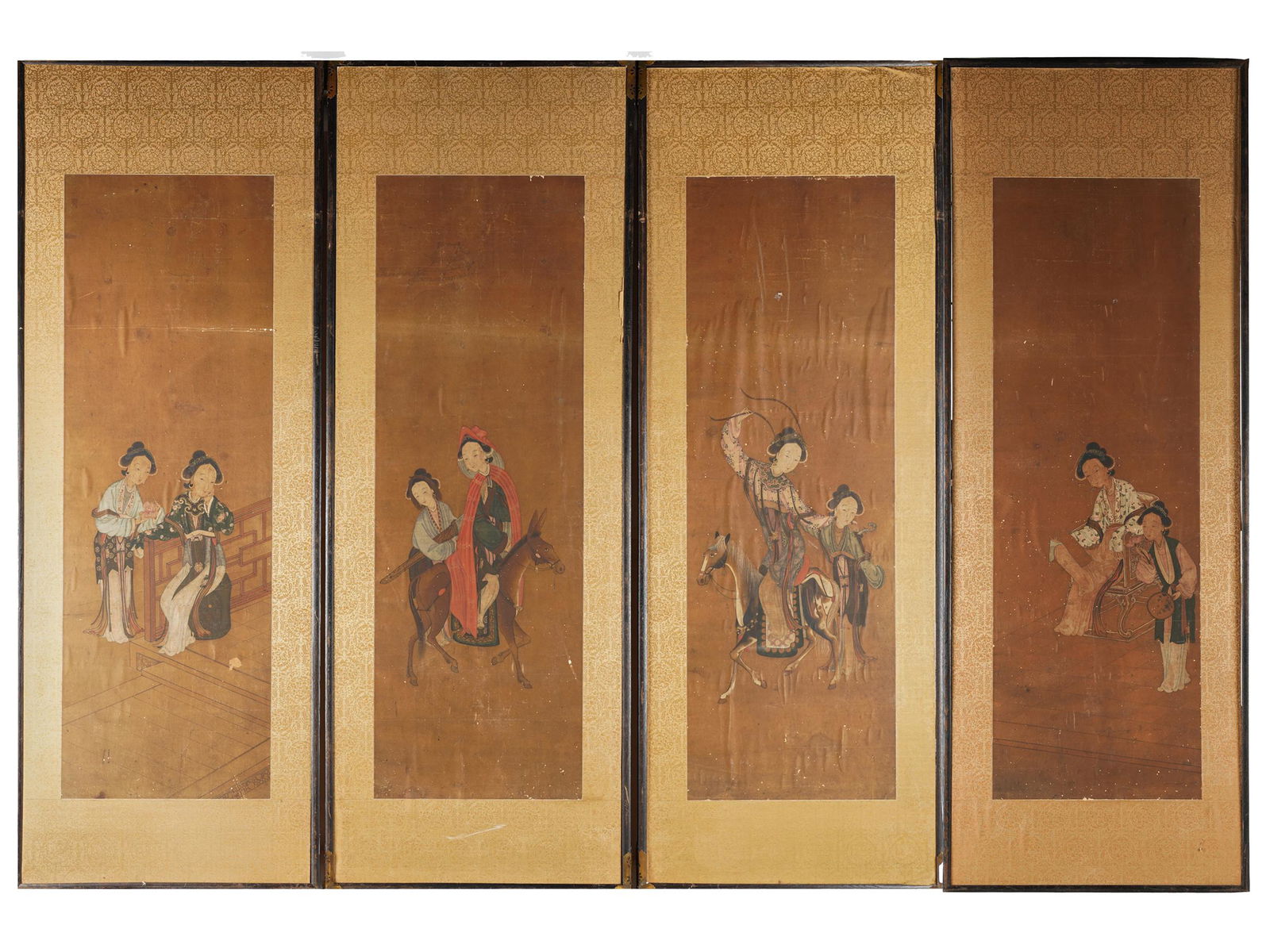 FOUR CHINESE PANELS (1 of 9)