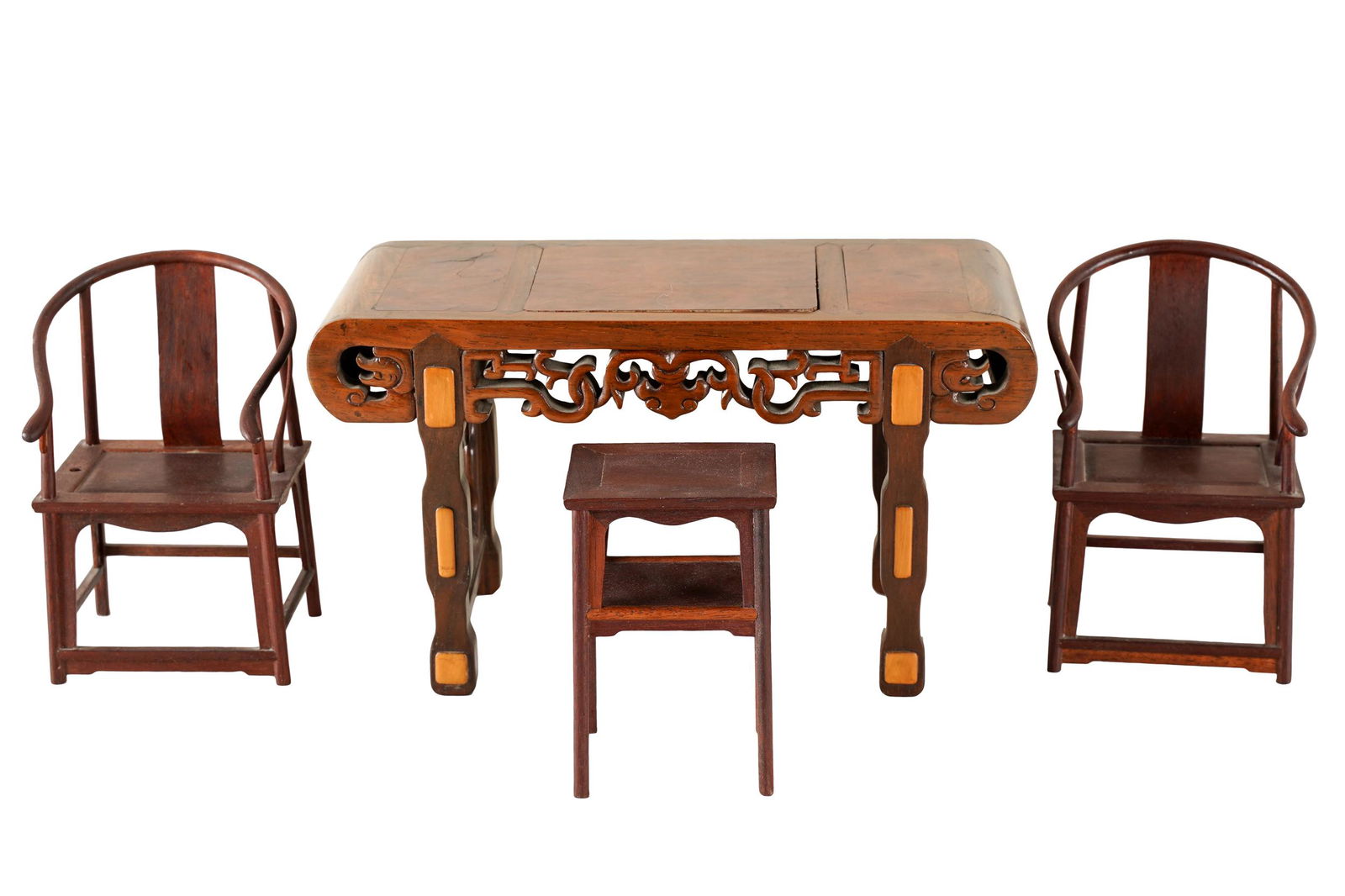 COLLECTION OF MINIATURE CHINESE FURNITURE (1 of 9)