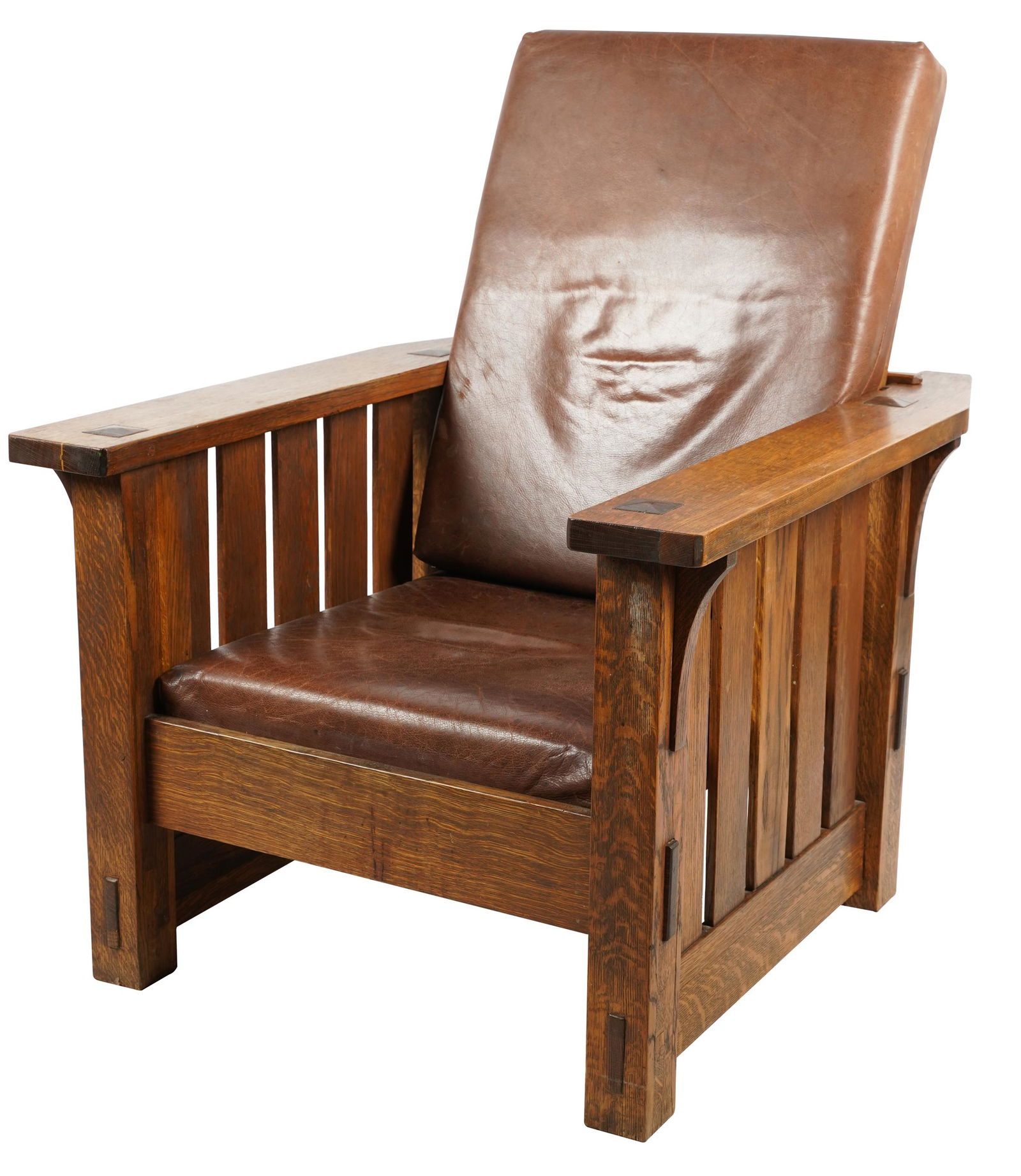 ARTS & CRAFTS OAK MORRIS CHAIR (1 of 9)