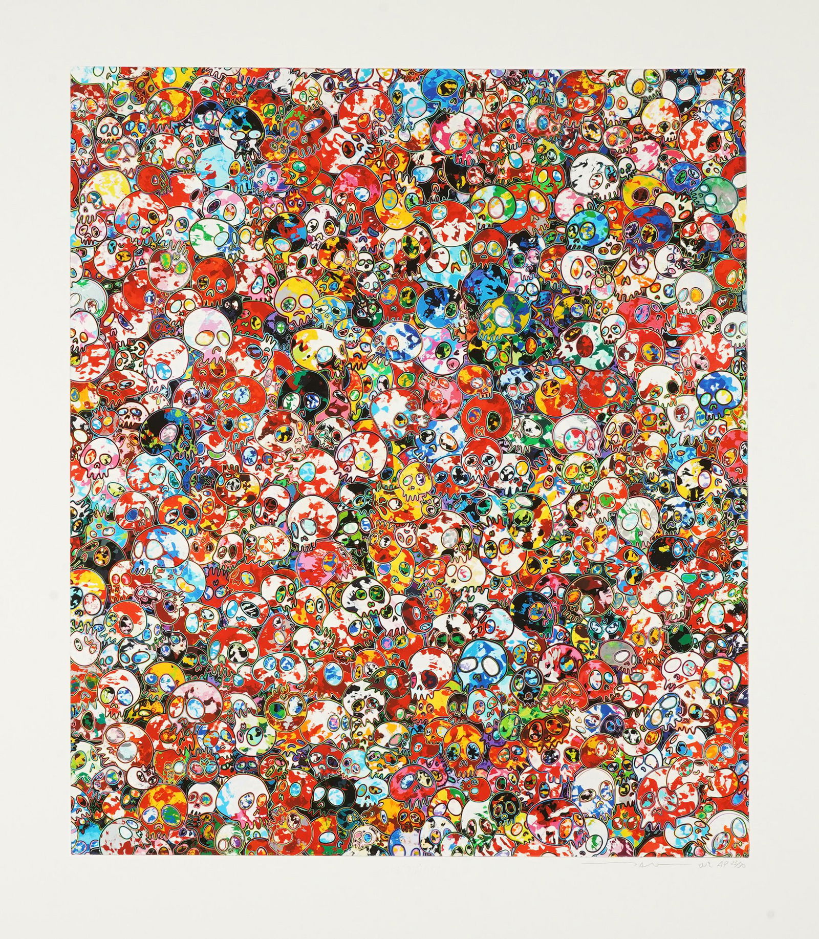TAKASHI MURAKAMI (B.1962): UNIDENTIFIED SKULLS (1 of 7)
