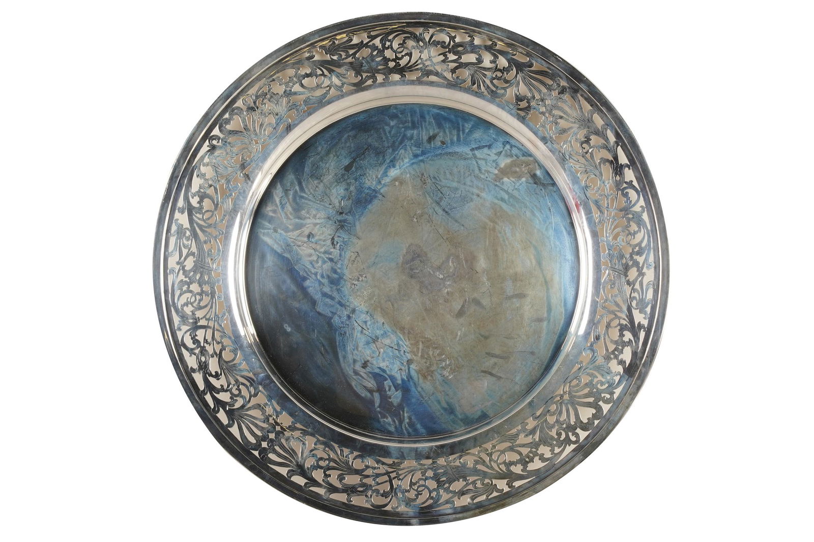 ROUND STERLING TRAY (1 of 8)