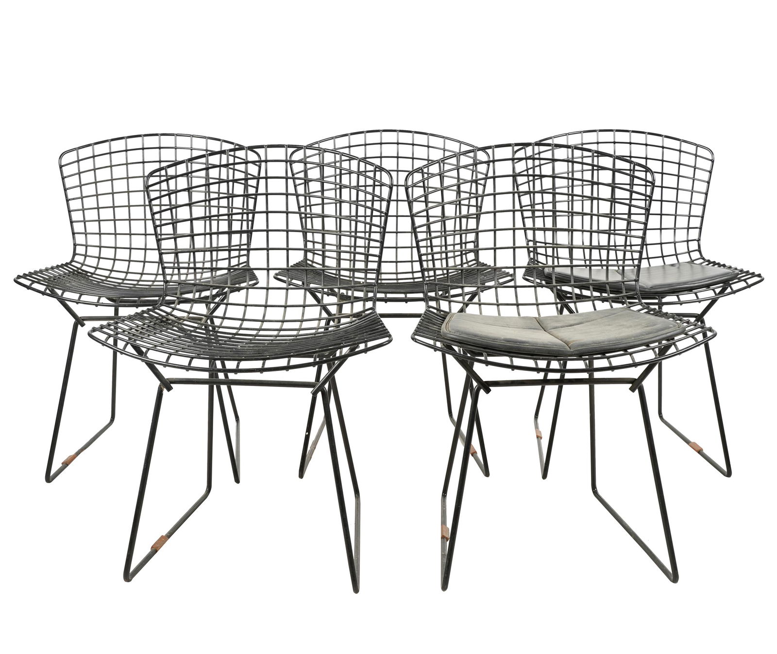 HARRY BERTOIA: SET OF FIVE CHAIRS (1 of 8)