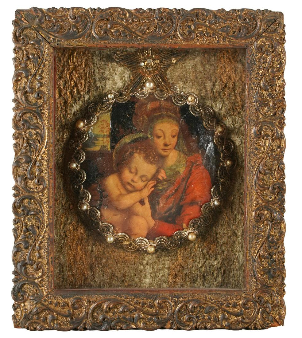 AFTER BERNARDINO LANINI (1510 - 1578): MADONNA & CHILD (1 of 7)