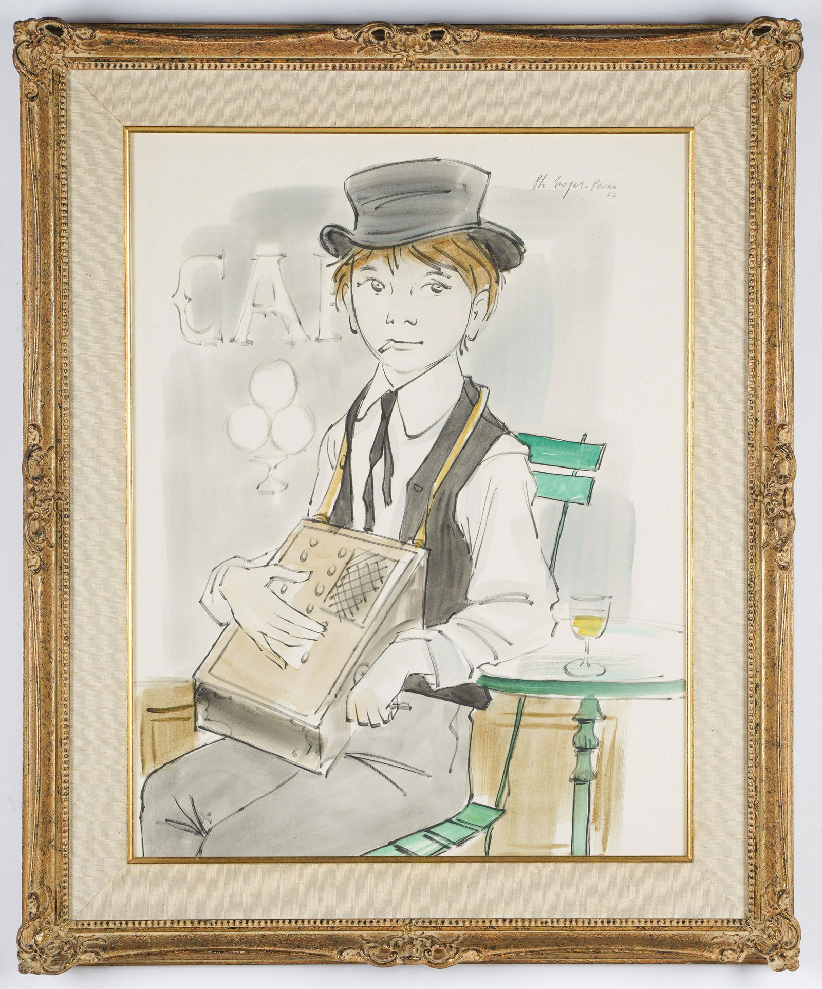 PHILIPPE HENRI NOYER: "JEUNE MUSICIEN" (1 of 13)