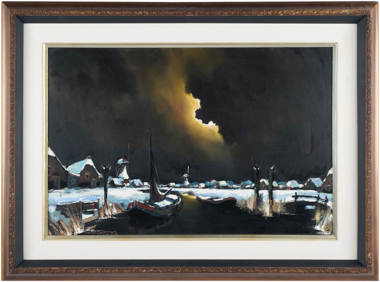 TOON KOSTER (1913 - 1989): DUTCH COASTAL LANDSCAPE (1 of 13)