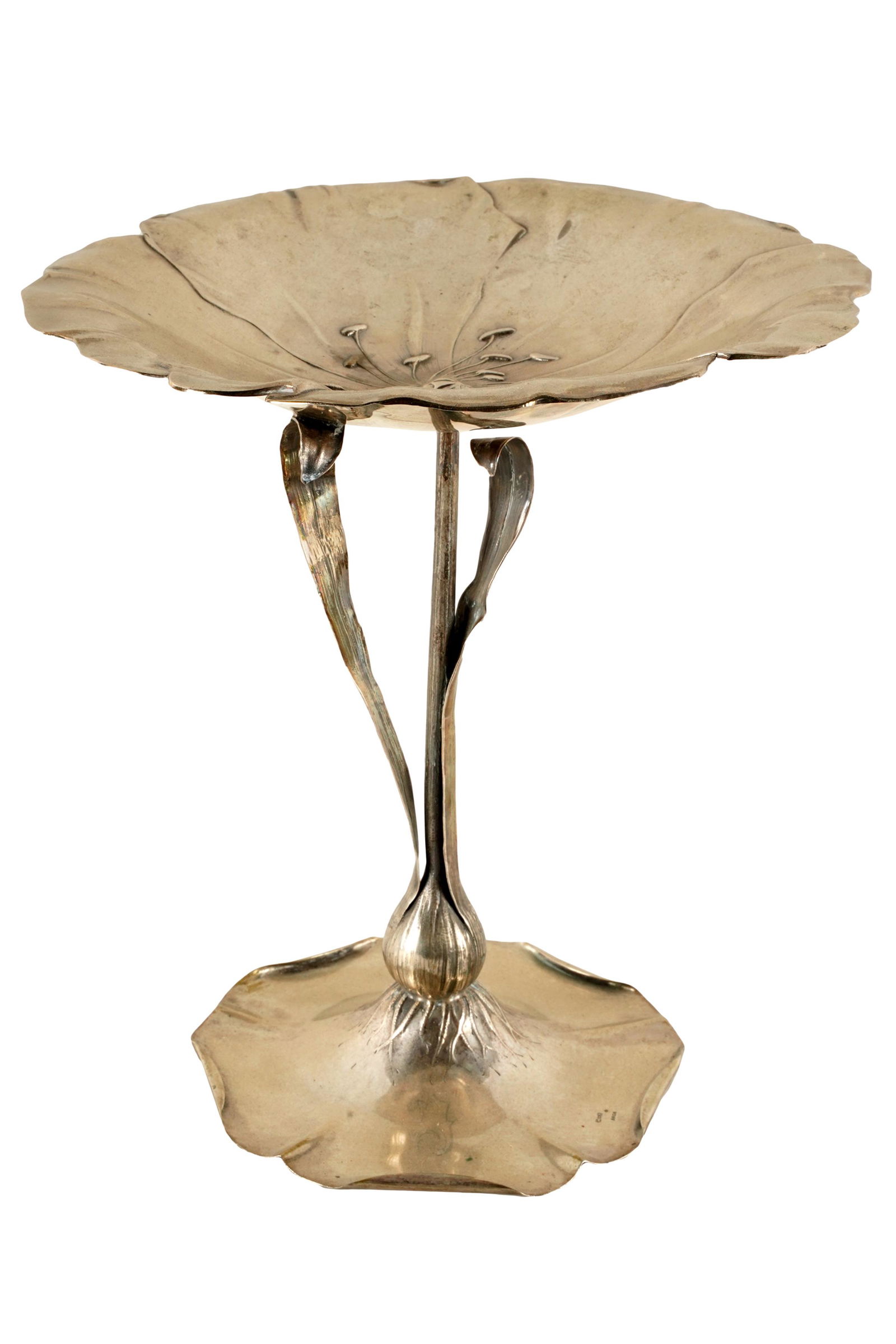 ART NOUVEAU STYLE SILVER-PLATED COMPOTE (1 of 10)