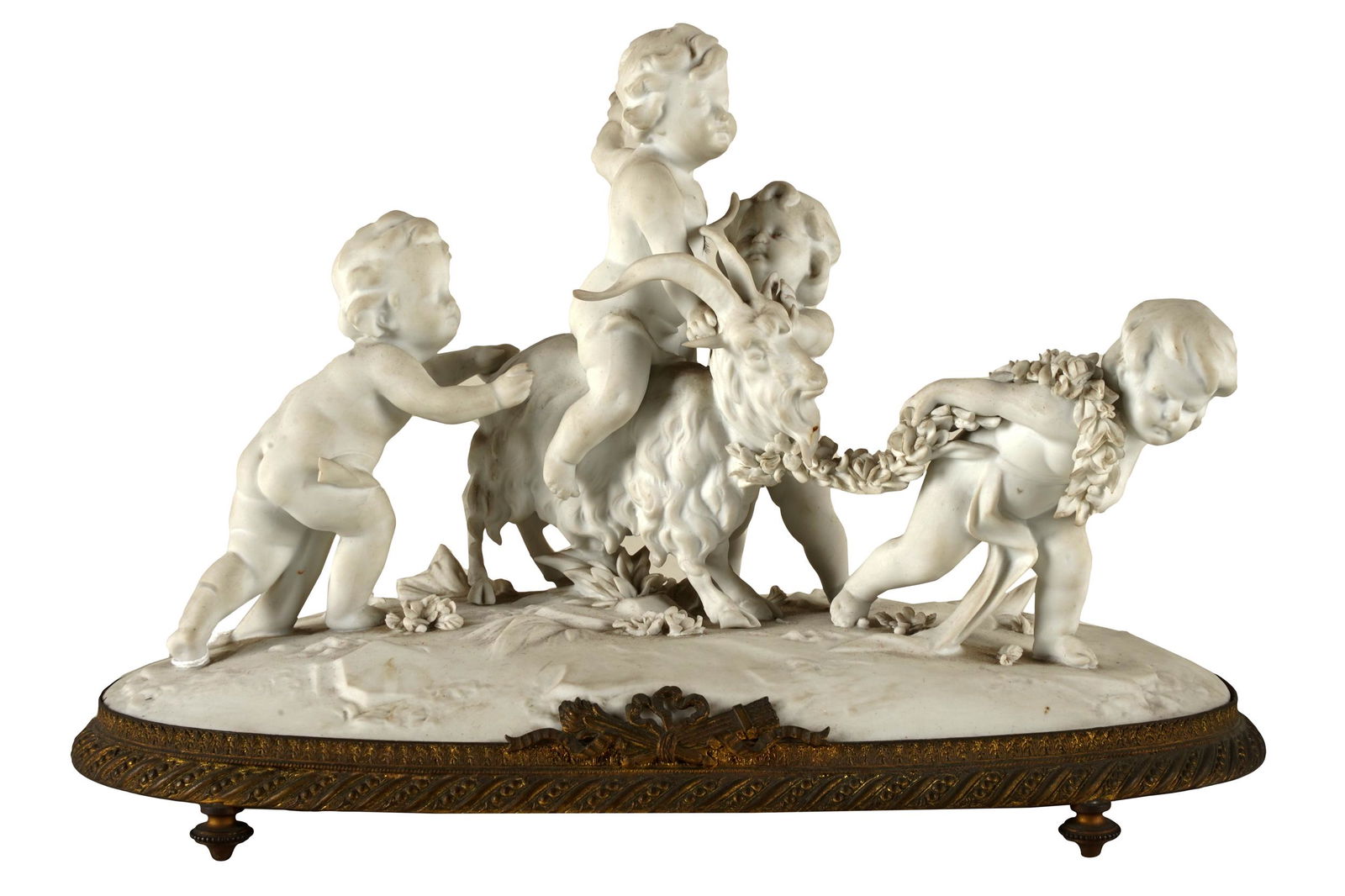 FRENCH BISQUE FIGURAL GROUP (1 of 8)