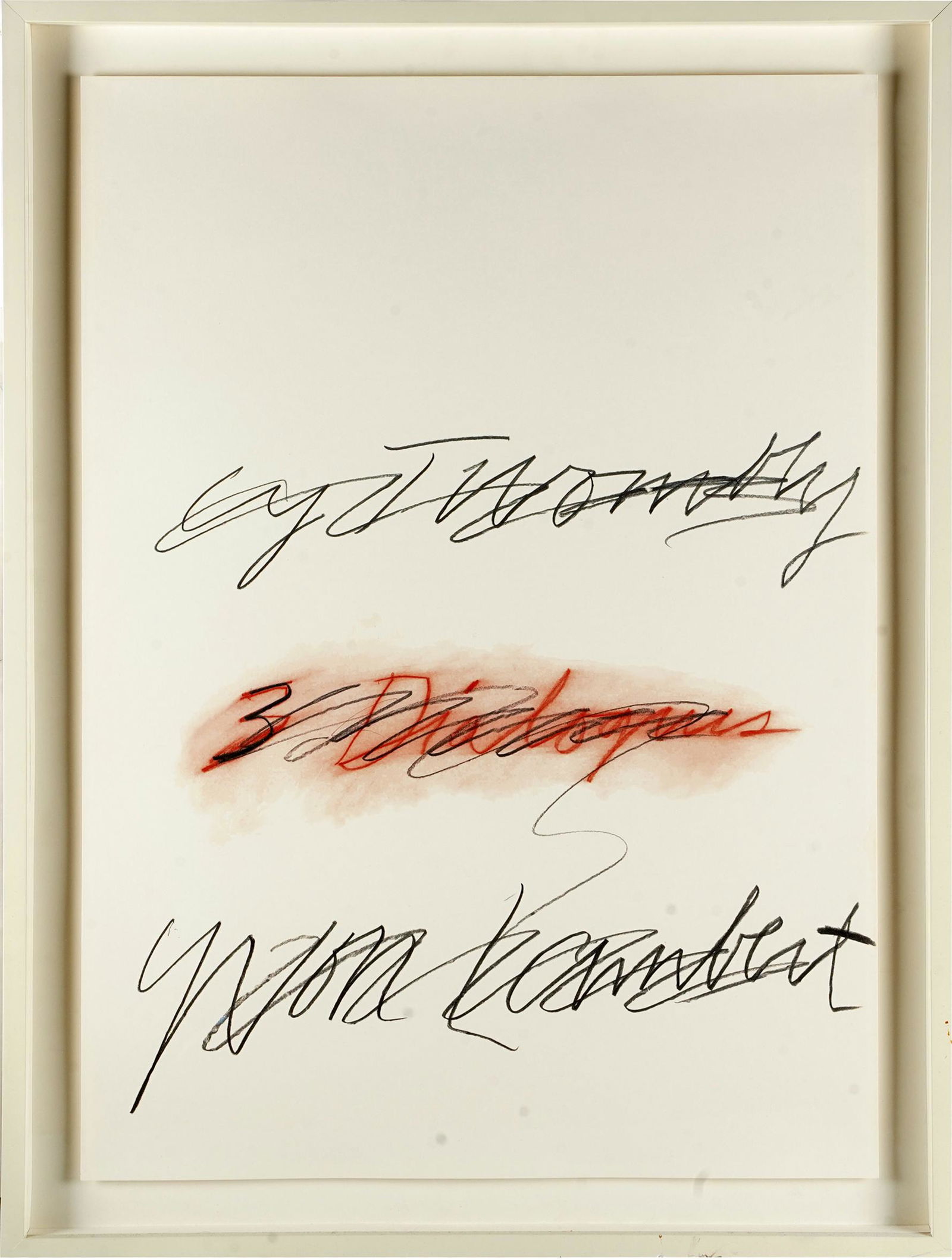 CY TWOMBLY: ABSTRACT (1 of 7)