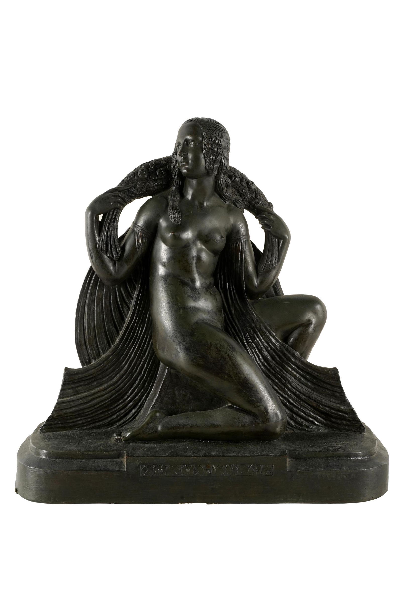 JOE DESCOMPS (1869 - 1950): FEMALE FIGURE (1 of 10)