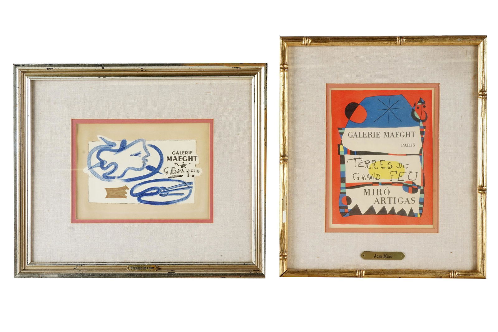 GALERIE MAEGHT: TWO EXHIBITION PRINTS (1 of 6)