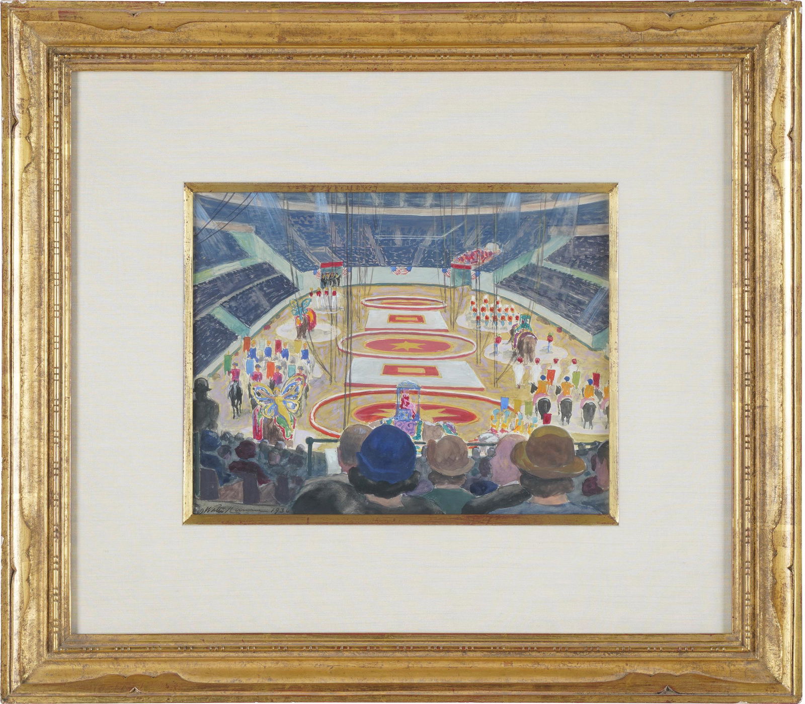 WALTER KUMME (B.1895): CIRCUS SCENE (1 of 9)