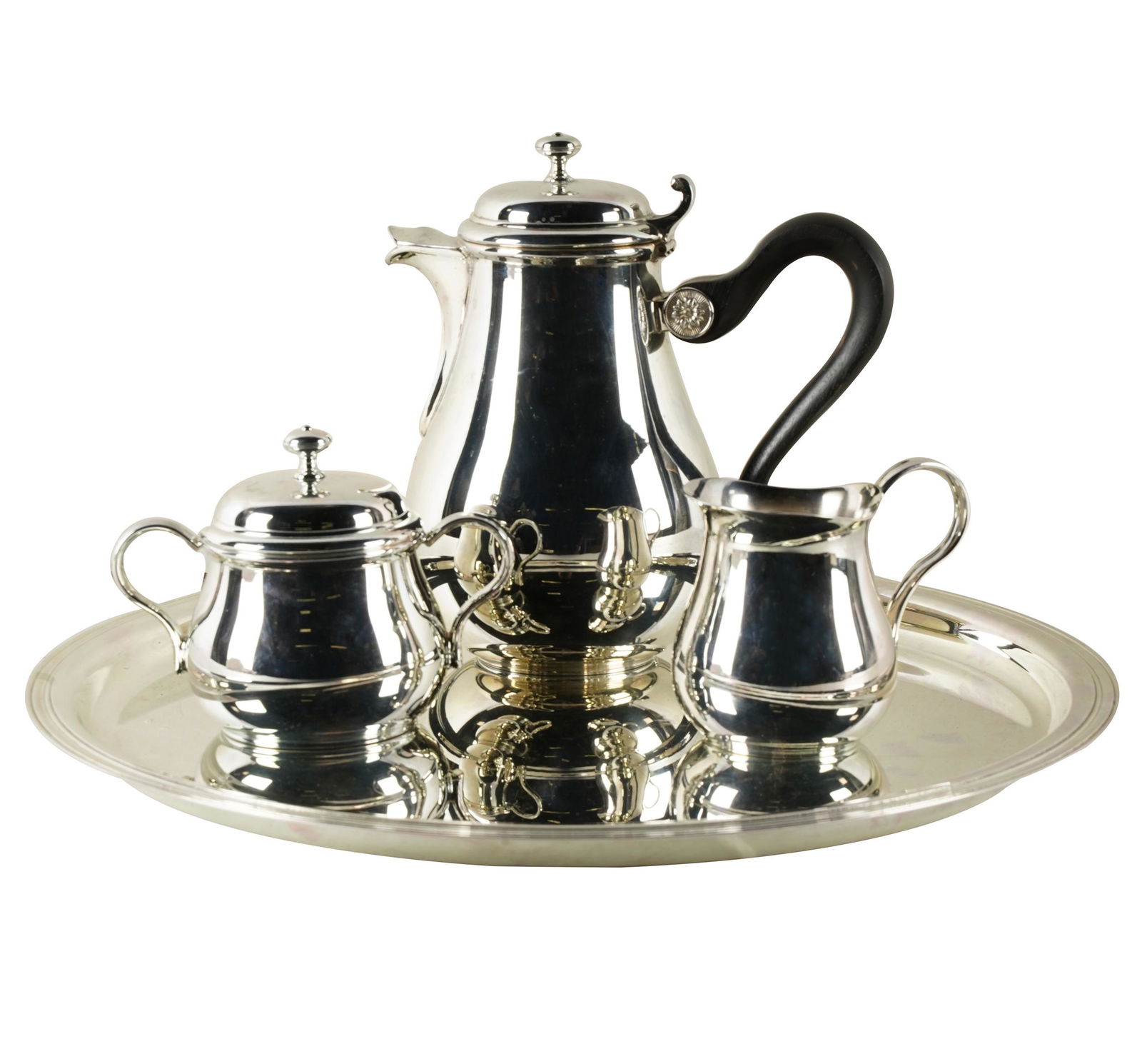 CHRISTOFLE: SILVERPLATE TEA SERVICE (1 of 10)