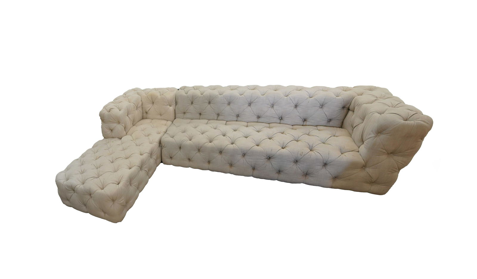 RESTORATION HARDWARE: SECTIONAL TUFTED SOFA (1 of 13)