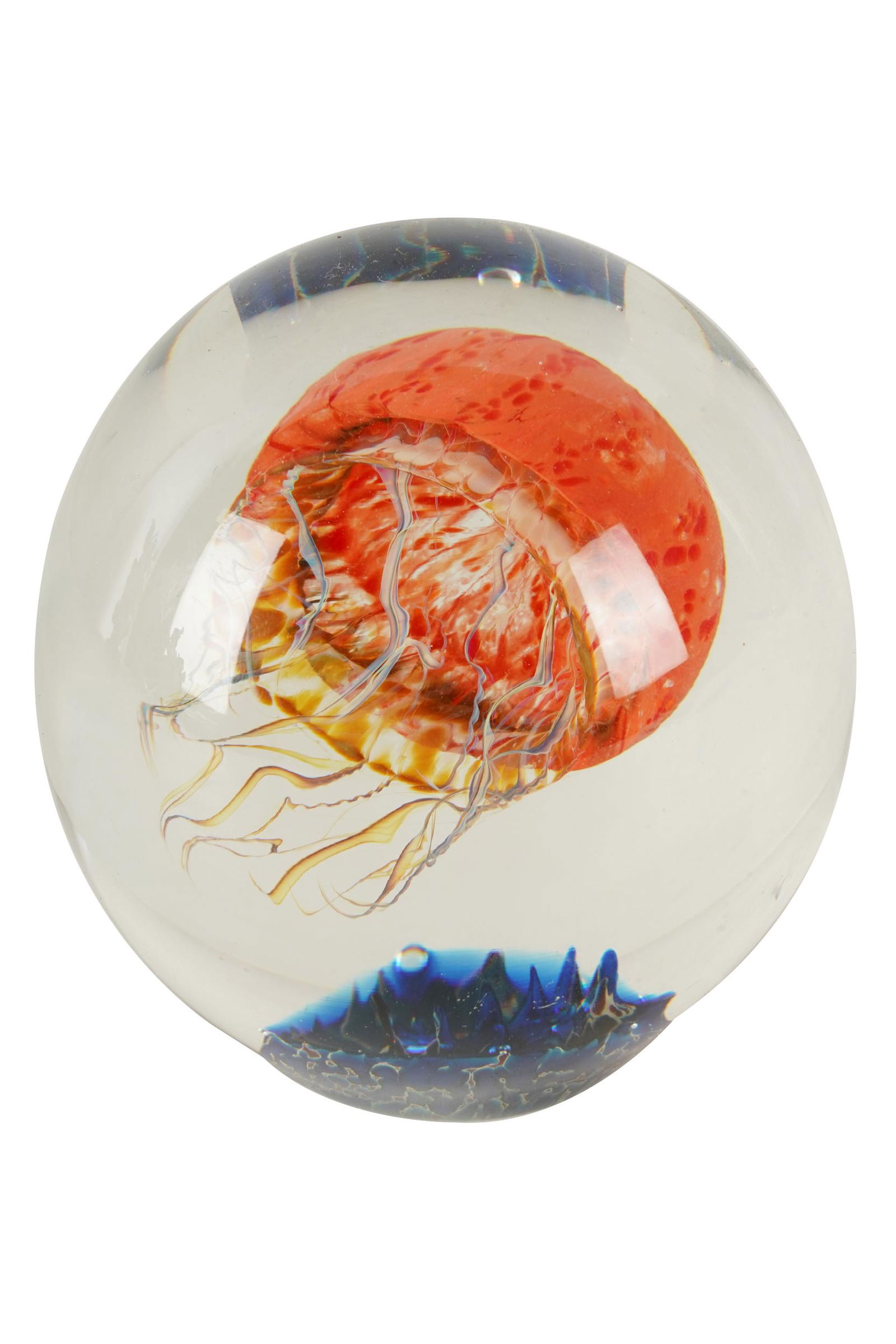 RICHARD SATAVA: JELLY FISH PAPERWEIGHT (1 of 7)