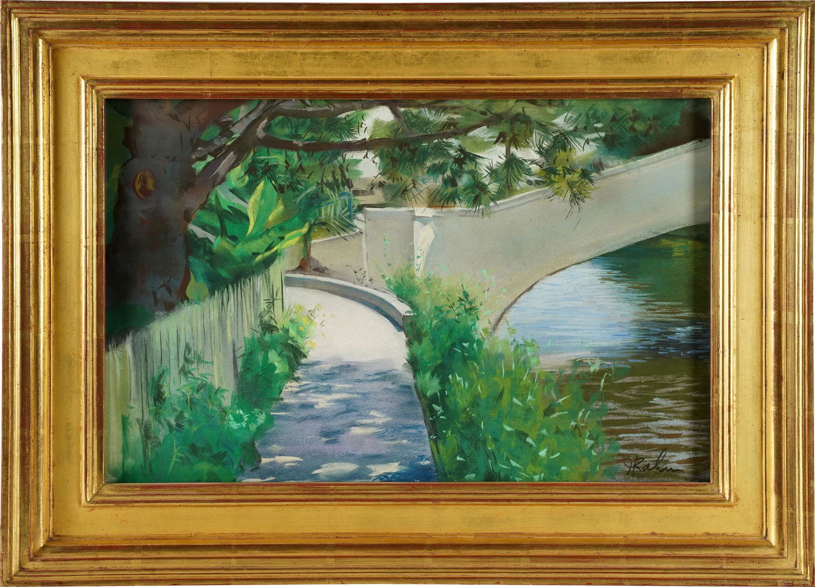 GERALD DAVID RAHM (B. 1951): SHADY SPOT (1 of 7)