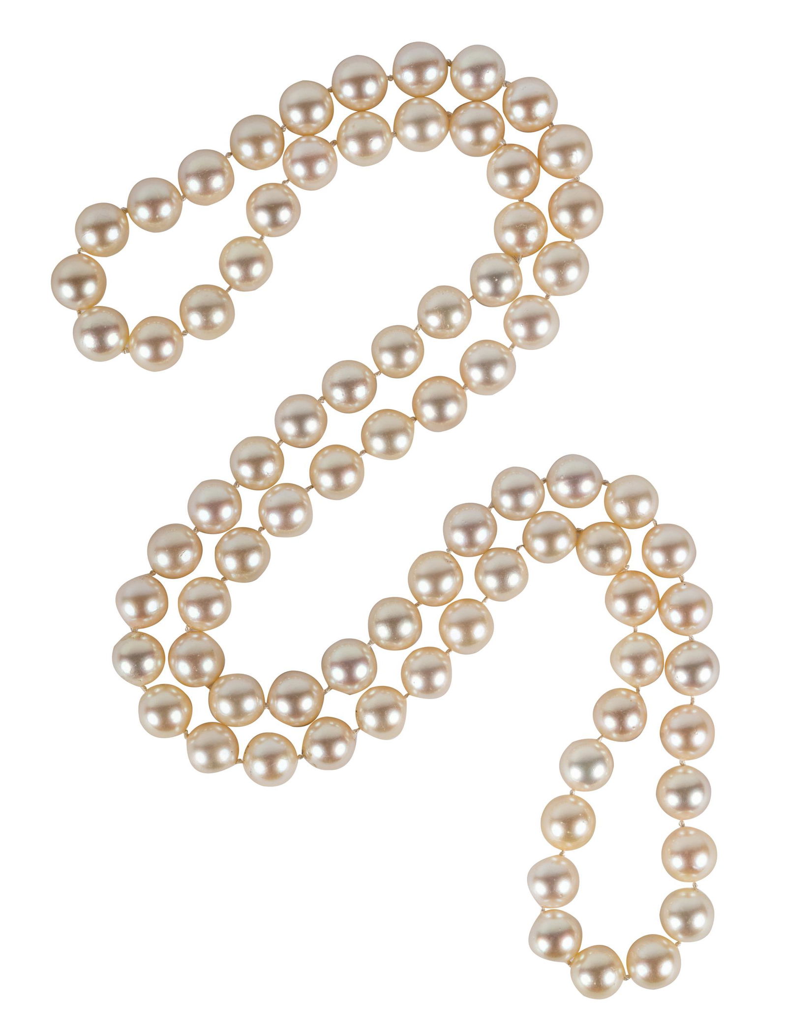ATTRIBUTED TO TIFFANY & CO.: CULTURED PEARL NECKLACE (1 of 6)