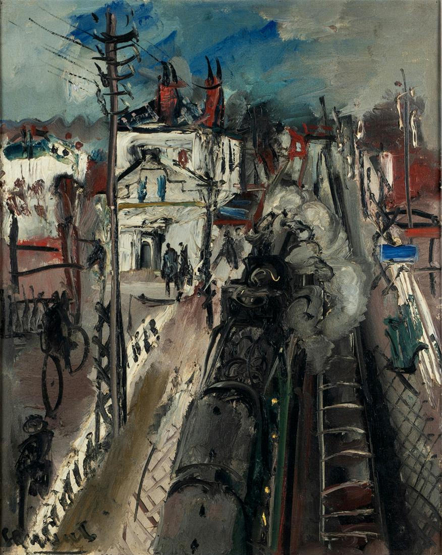 GEN PAUL (1895-1975): "EN ROUTE POUR PARIS" (1 of 19)