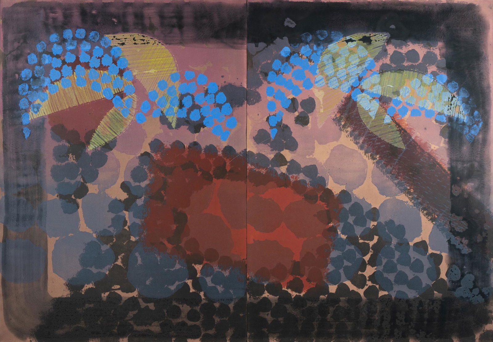 HOWARD HODGKIN (1932 - 2017): "FOR BERNARD JACOBSEN" (1 of 20)