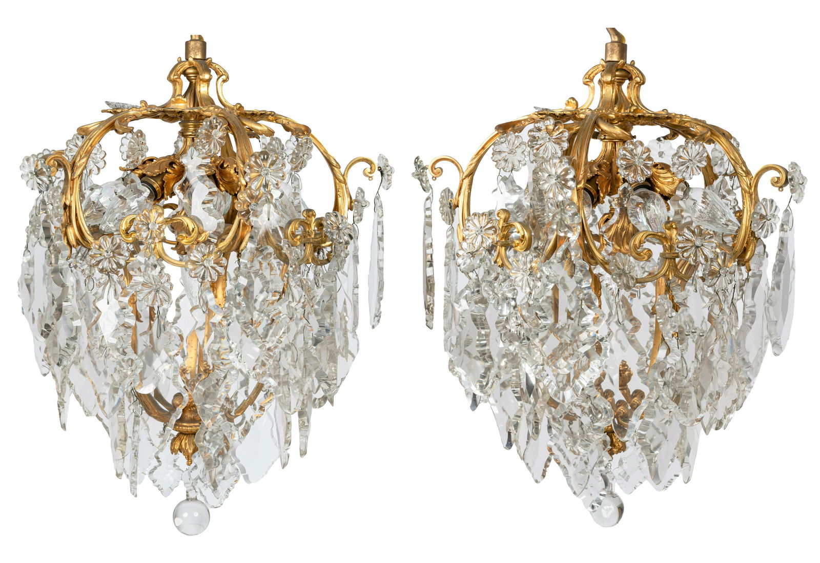 PAIR OF FRENCH EIGHT-LIGHT CHANDELIERS (1 of 15)