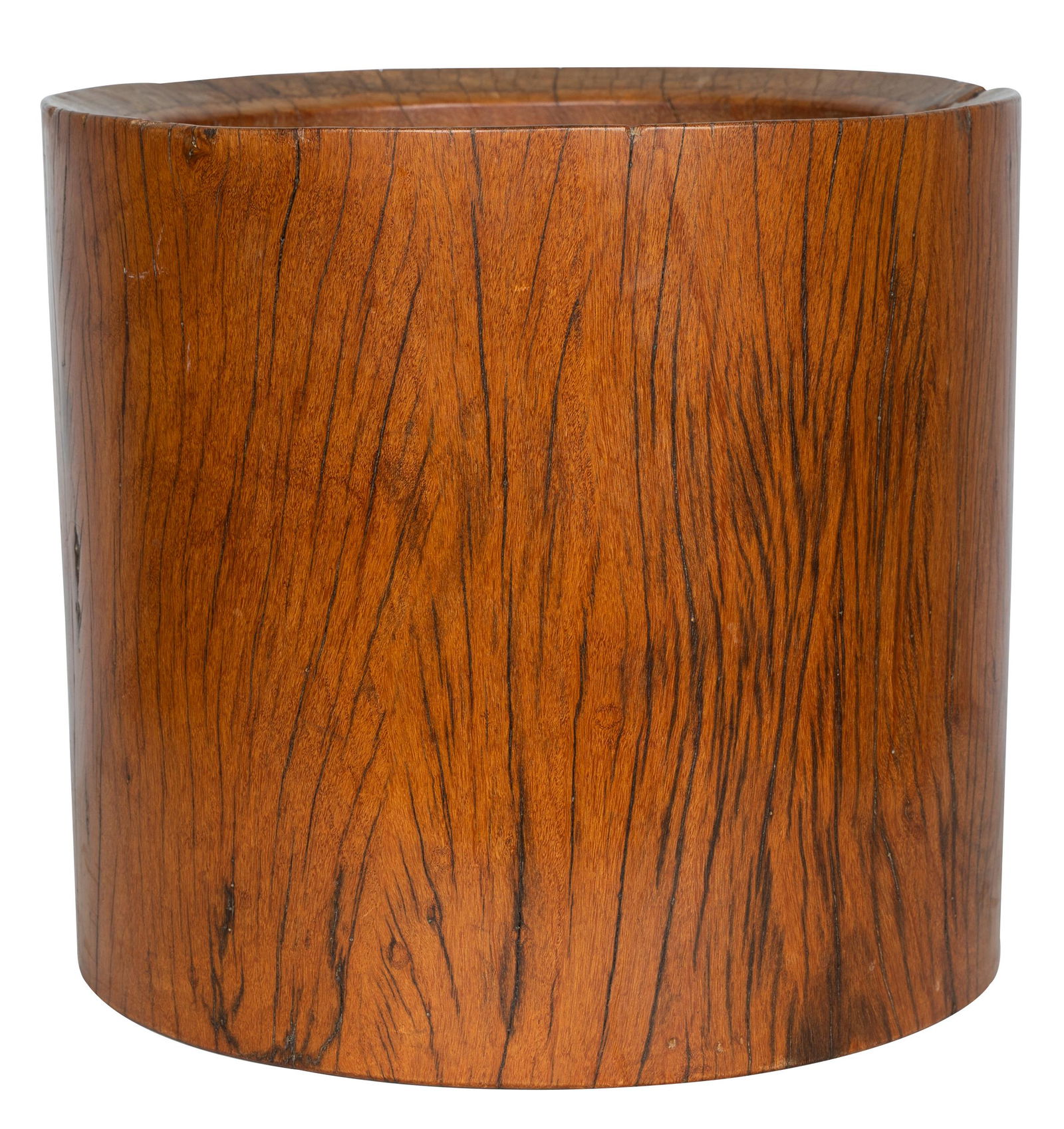 LARGE CHINESE HARDWOOD POT (1 of 9)