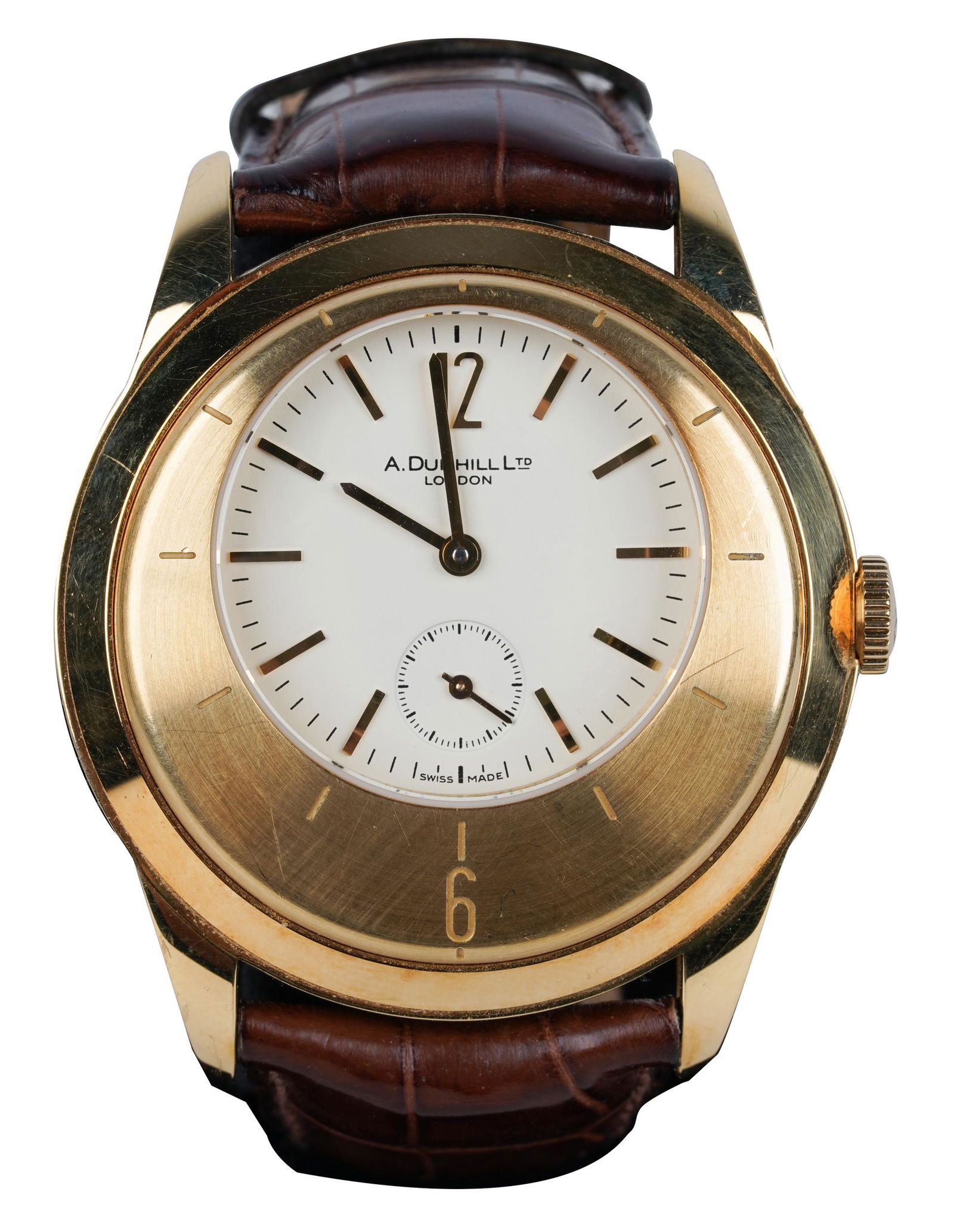 DUNHILL X-CENTRIC 18 KARAT YELLOW GOLD WATCH (1 of 16)