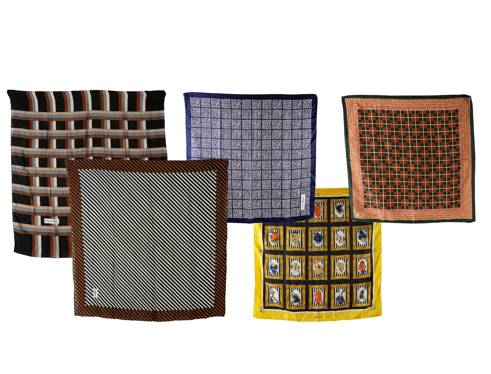 COLLECTION OF DESIGNER SCARVES (1 of 12)