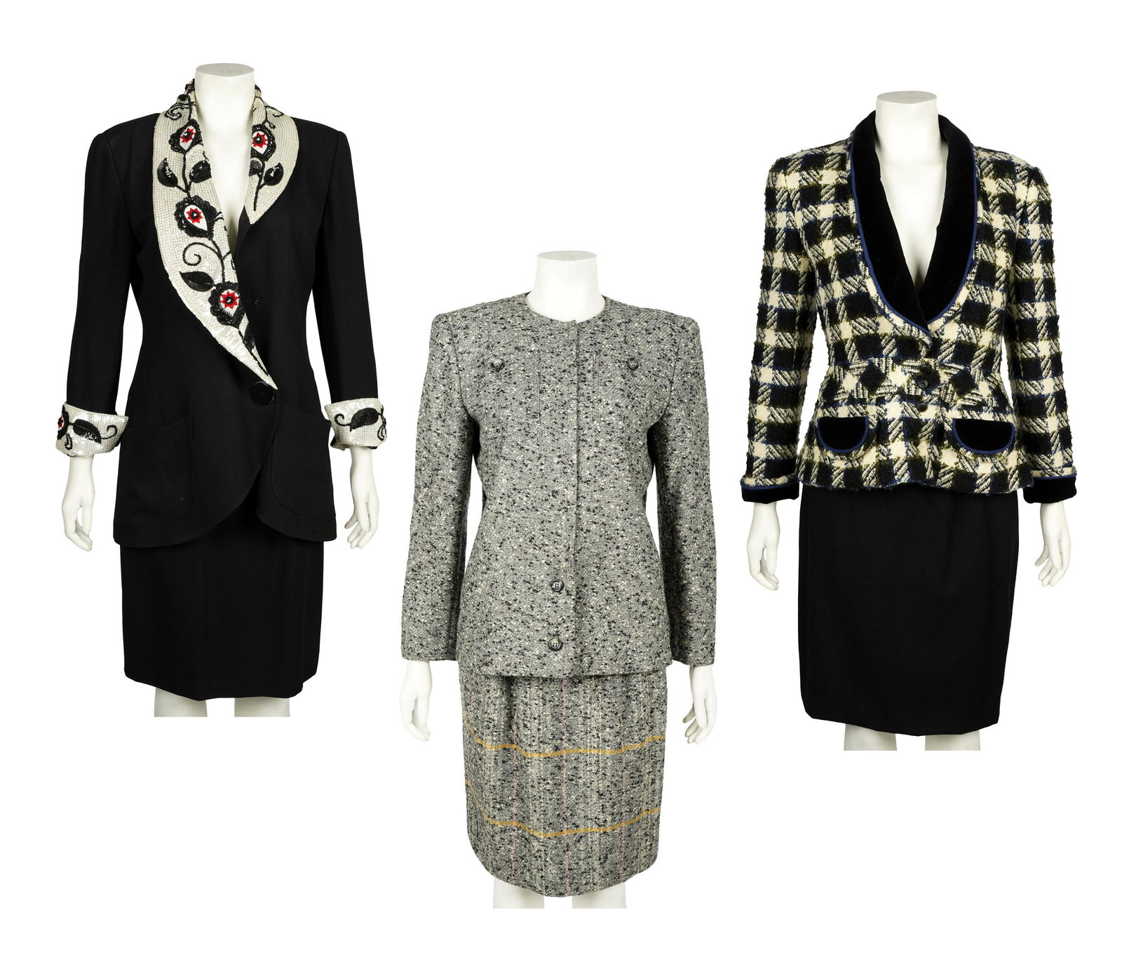 THREE VINTAGE WOMEN'S SUITS (1 of 14)