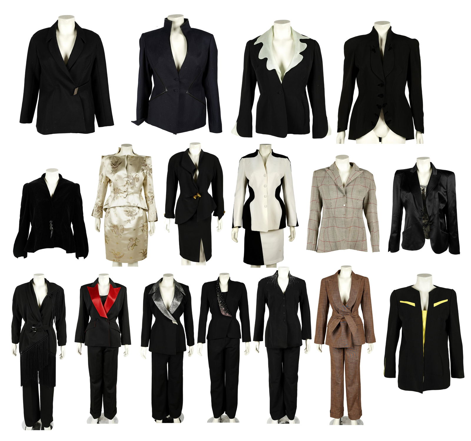 COLLECTION OF THIERRY MUGLER SUITS AND JACKETS (1 of 20)
