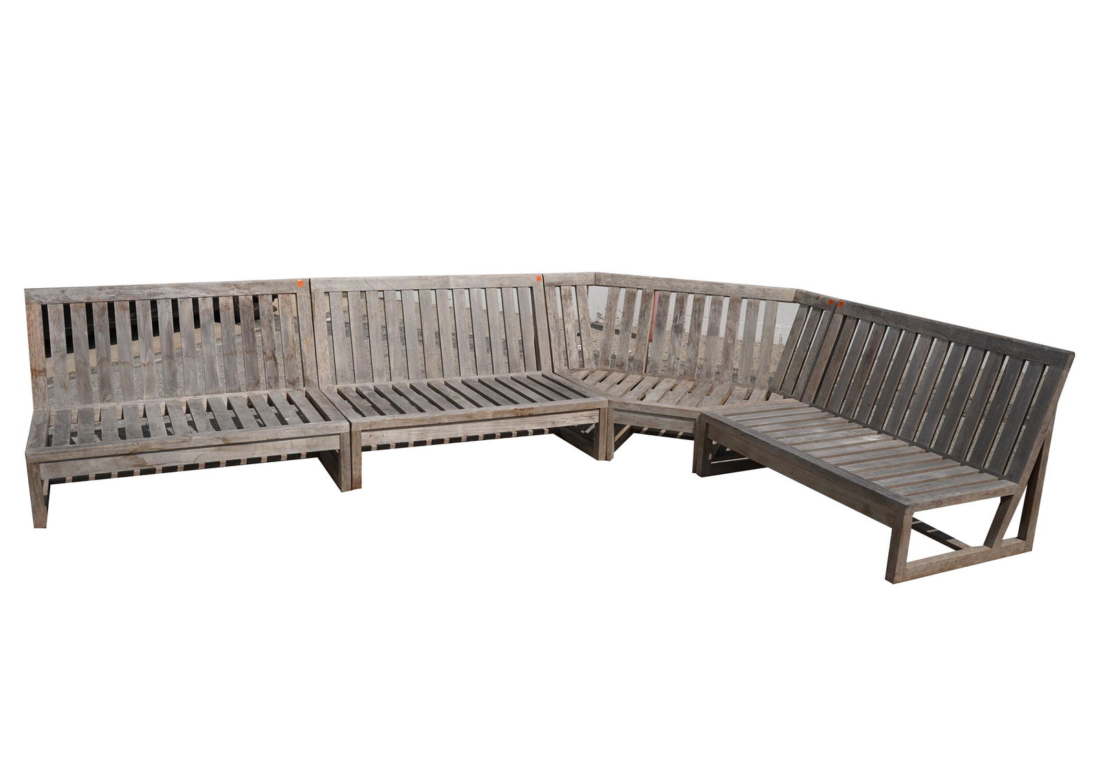 TEAK PATIO SOFA (1 of 9)