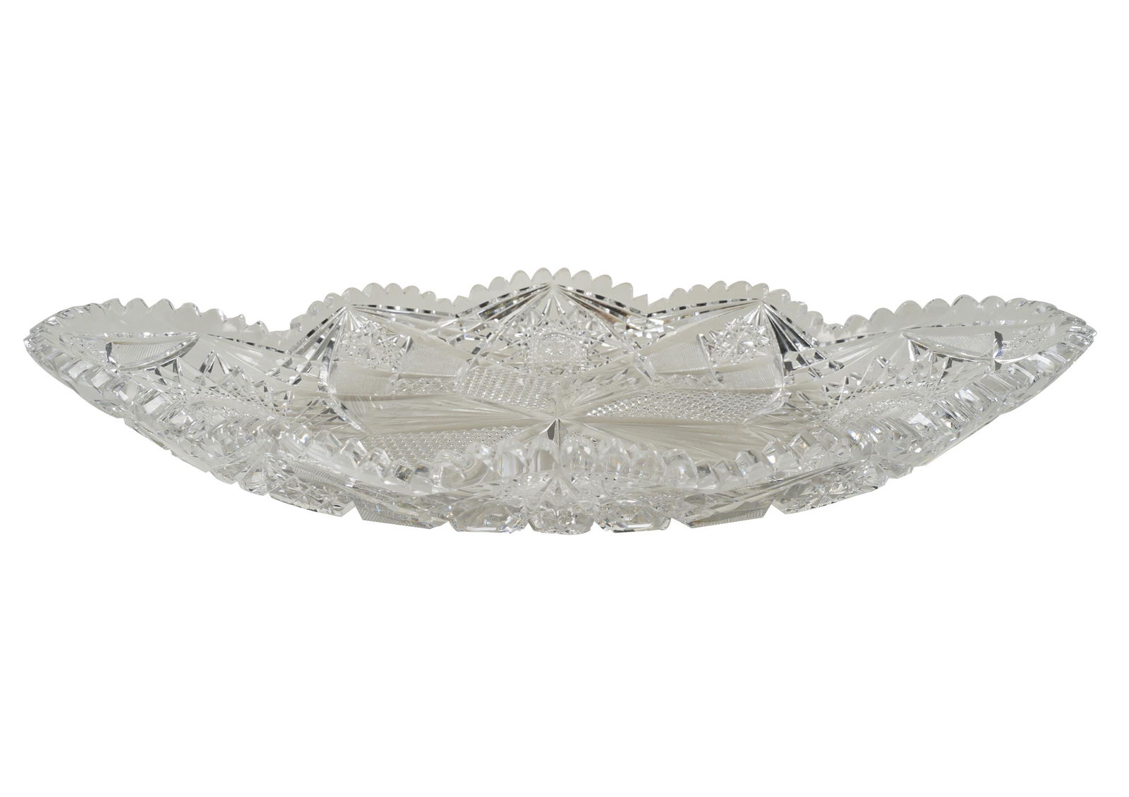 AMERICAN CUT GLASS PLATTER (1 of 7)
