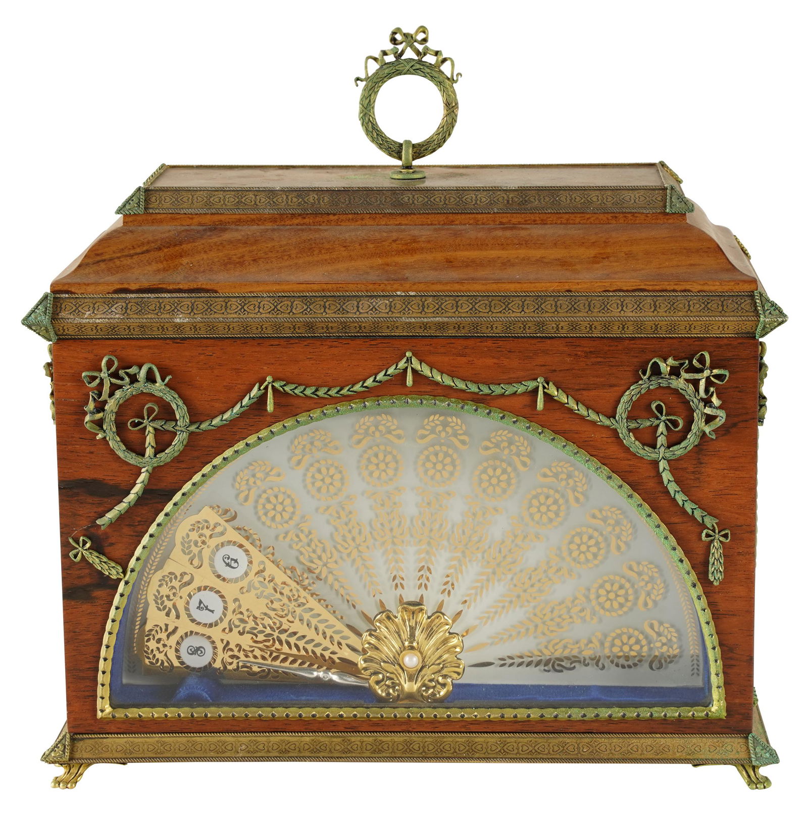 THWAITES & REED: "IMPERIAL FAN CLOCK" (1 of 9)