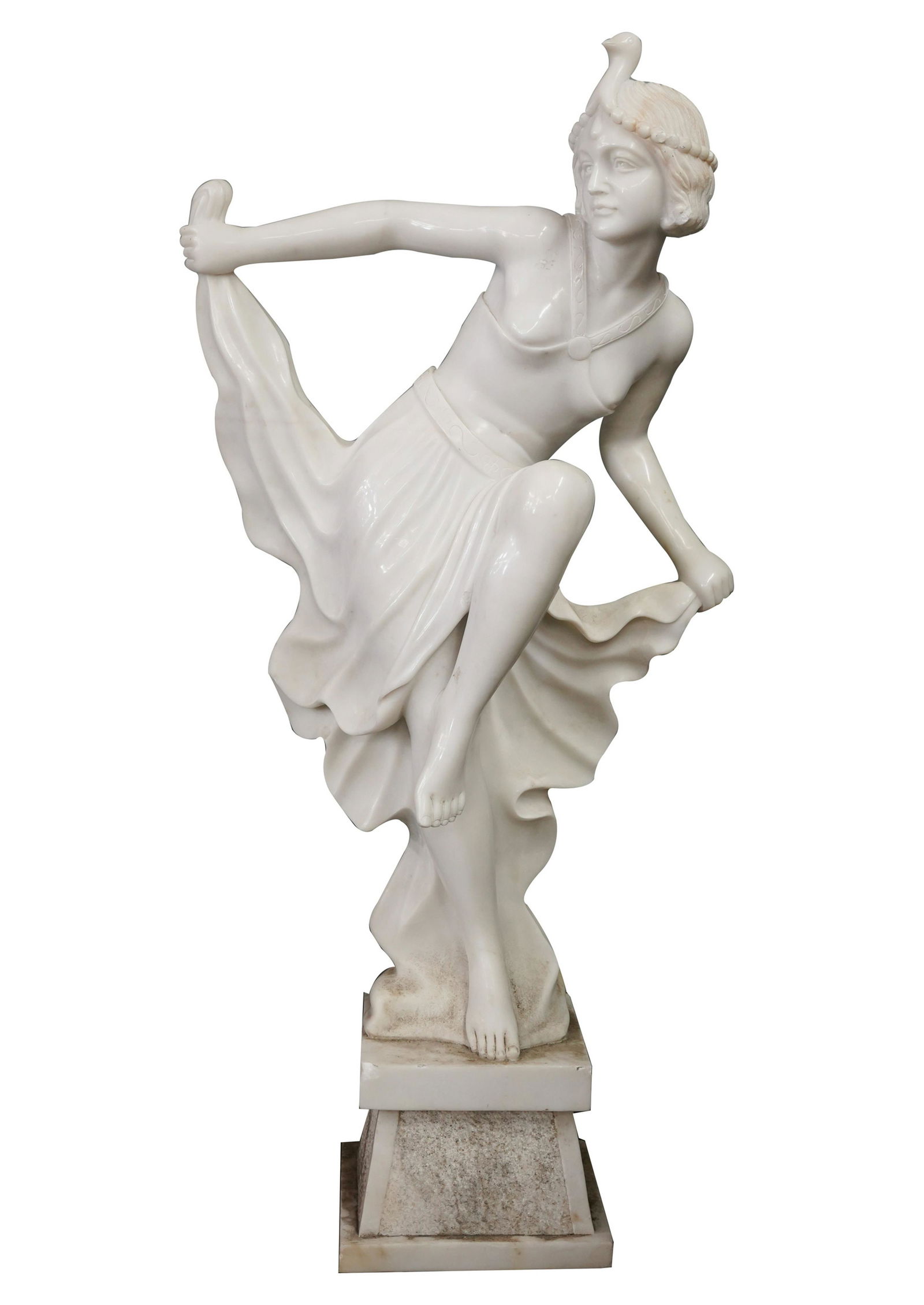 ART DECO STYLE FIGURE OF A WOMAN (1 of 13)